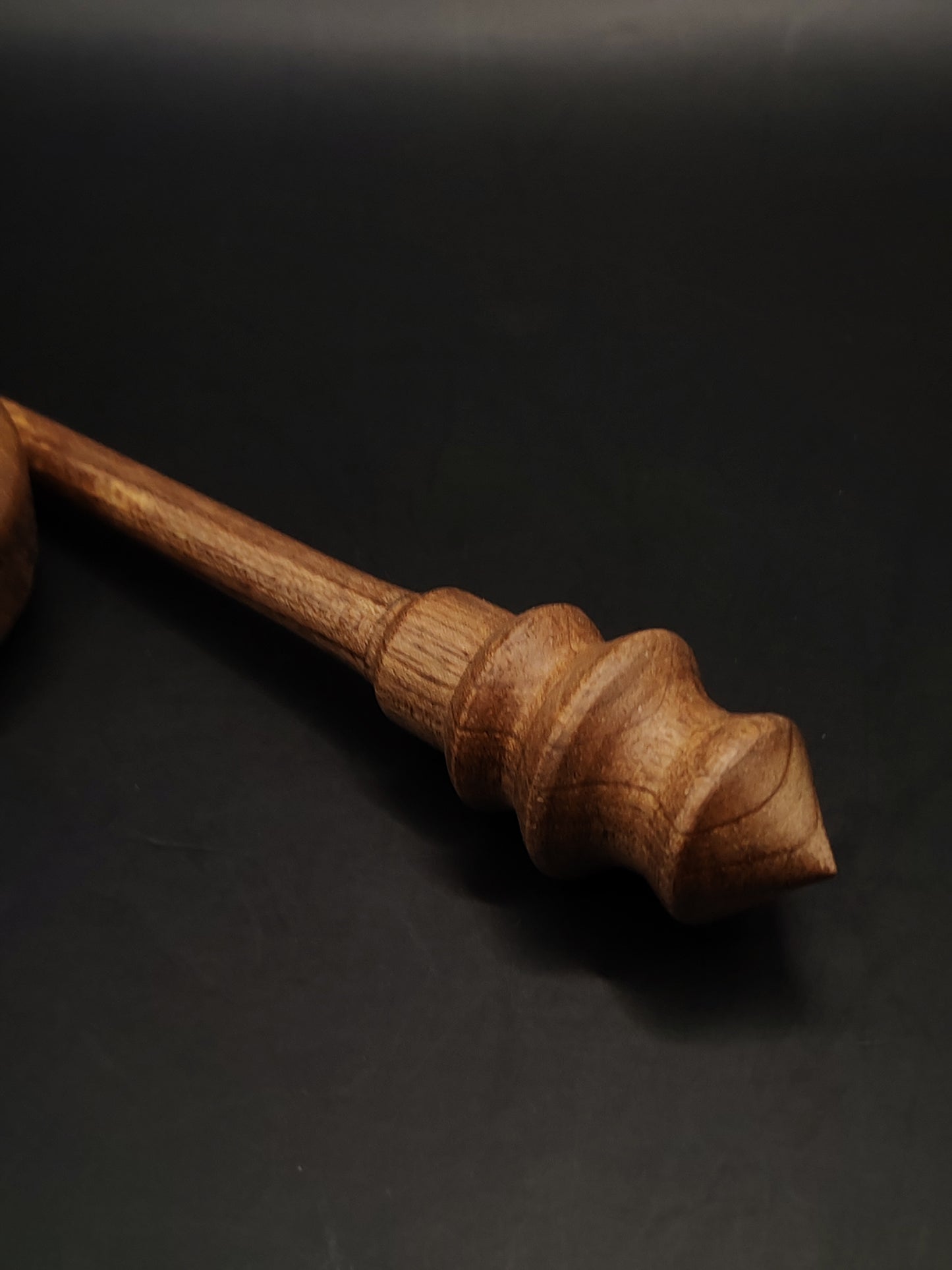 Support Spindle – Walnut Wood, 19.5 cm / 7.7″, 11 g + Walnut Bowl