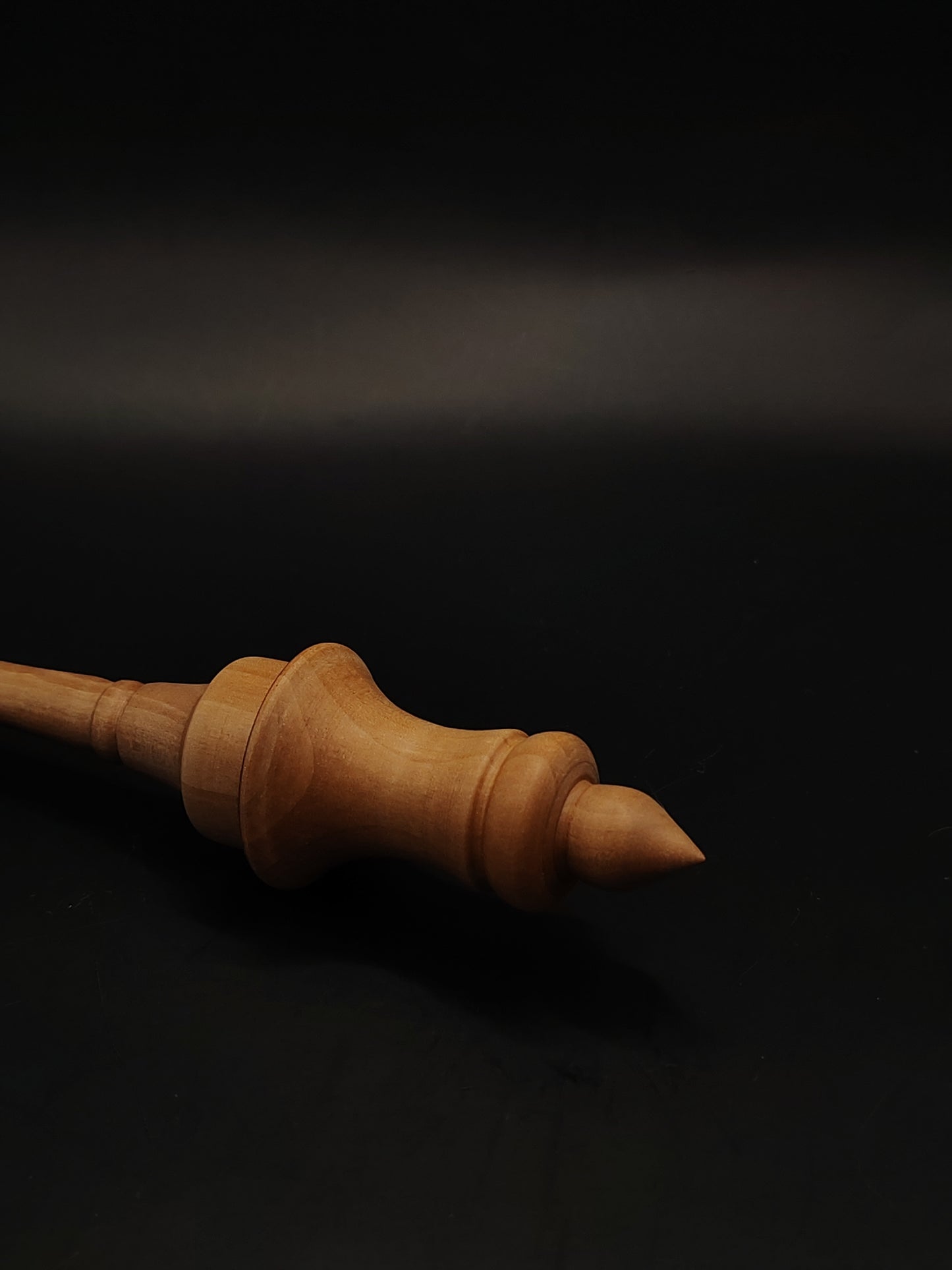 Support Spindle Set 25g Yarn Spinning Tool Sycamore Wood with Pear Support Bowl