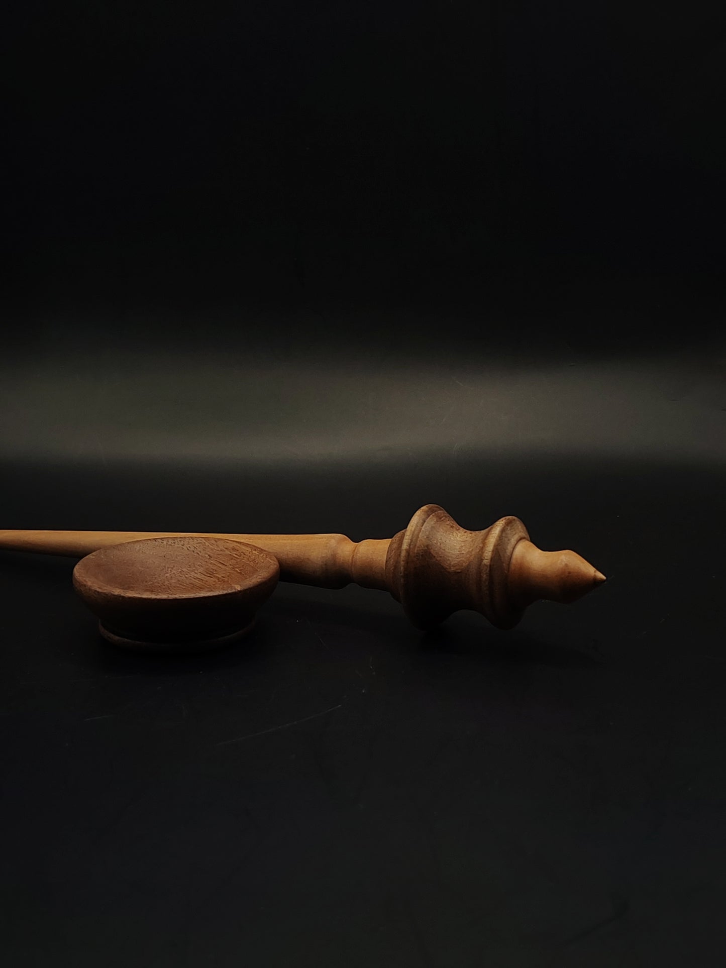 Support Spindle Set 21g Yarn Spinning Tool Pear Shaft Walnut Whorl Walnut Bowl