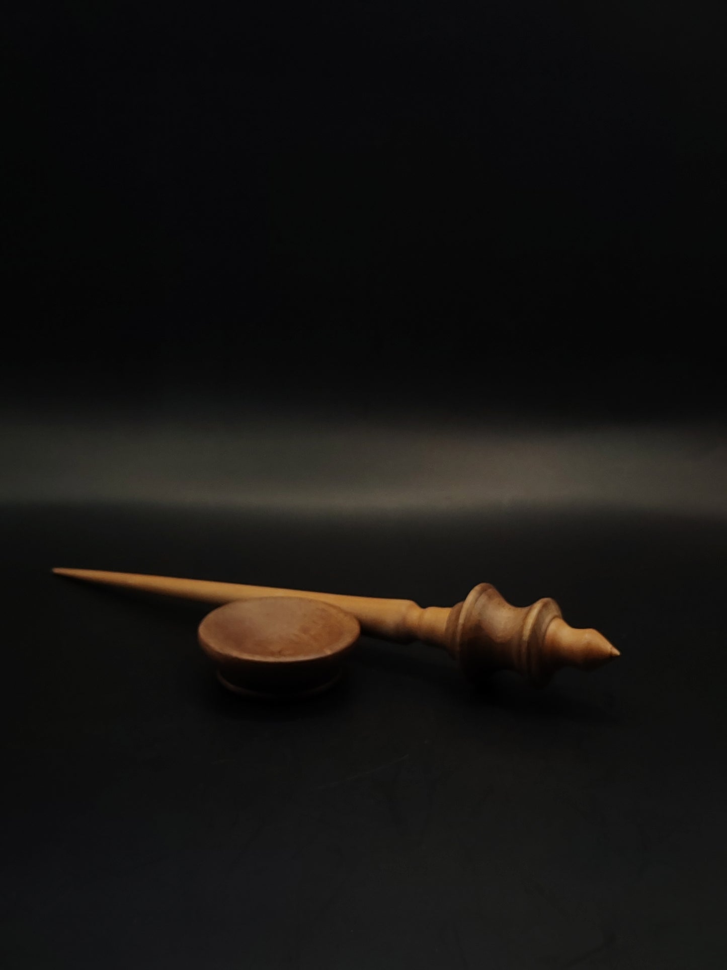 Support Spindle Set 21g Yarn Spinning Tool Pear Shaft Walnut Whorl Walnut Bowl