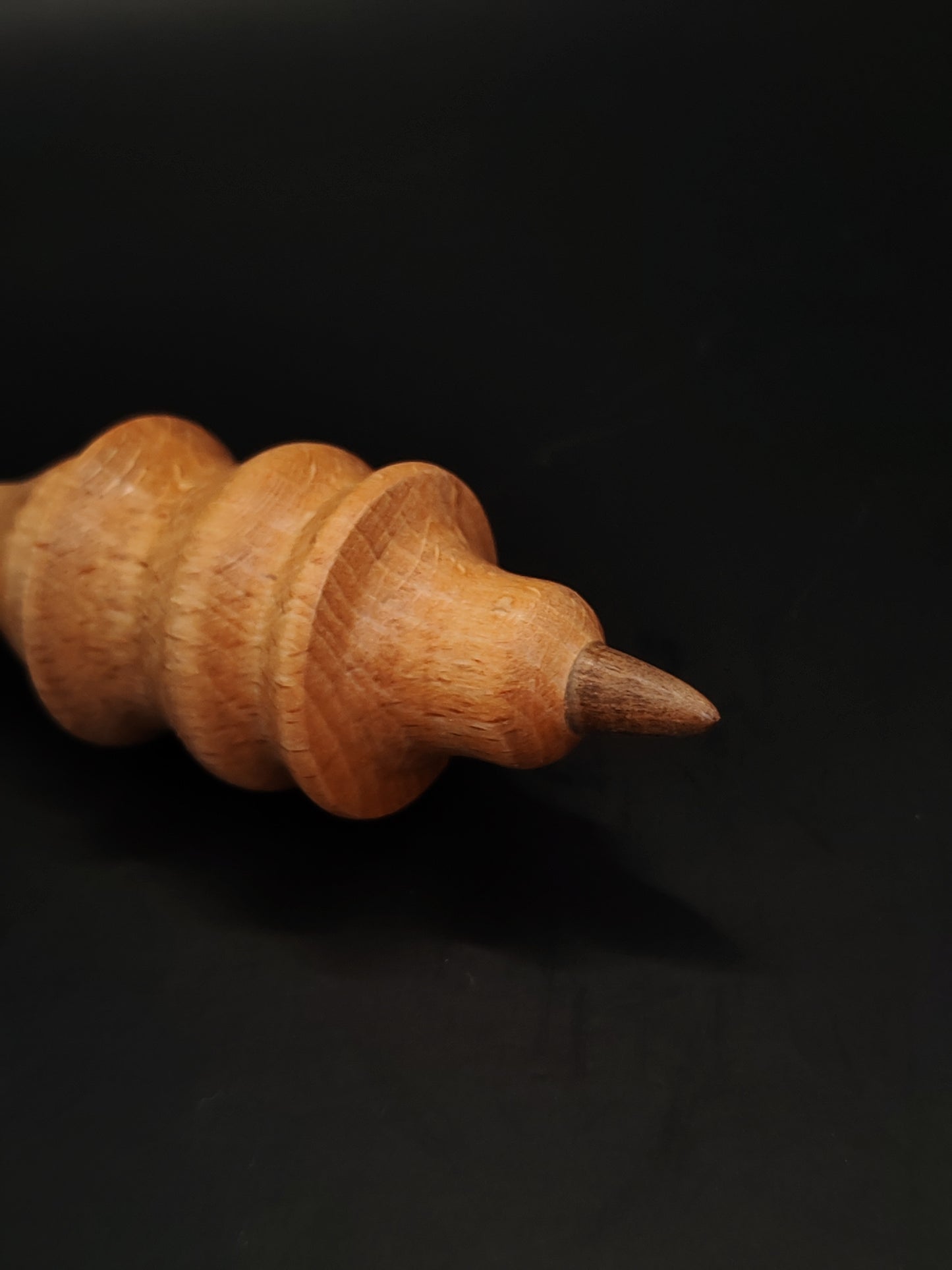 Support Spindle Set 18g Yarn Spinning Tool Beech Wood Walnut Tip Acacia Bowl