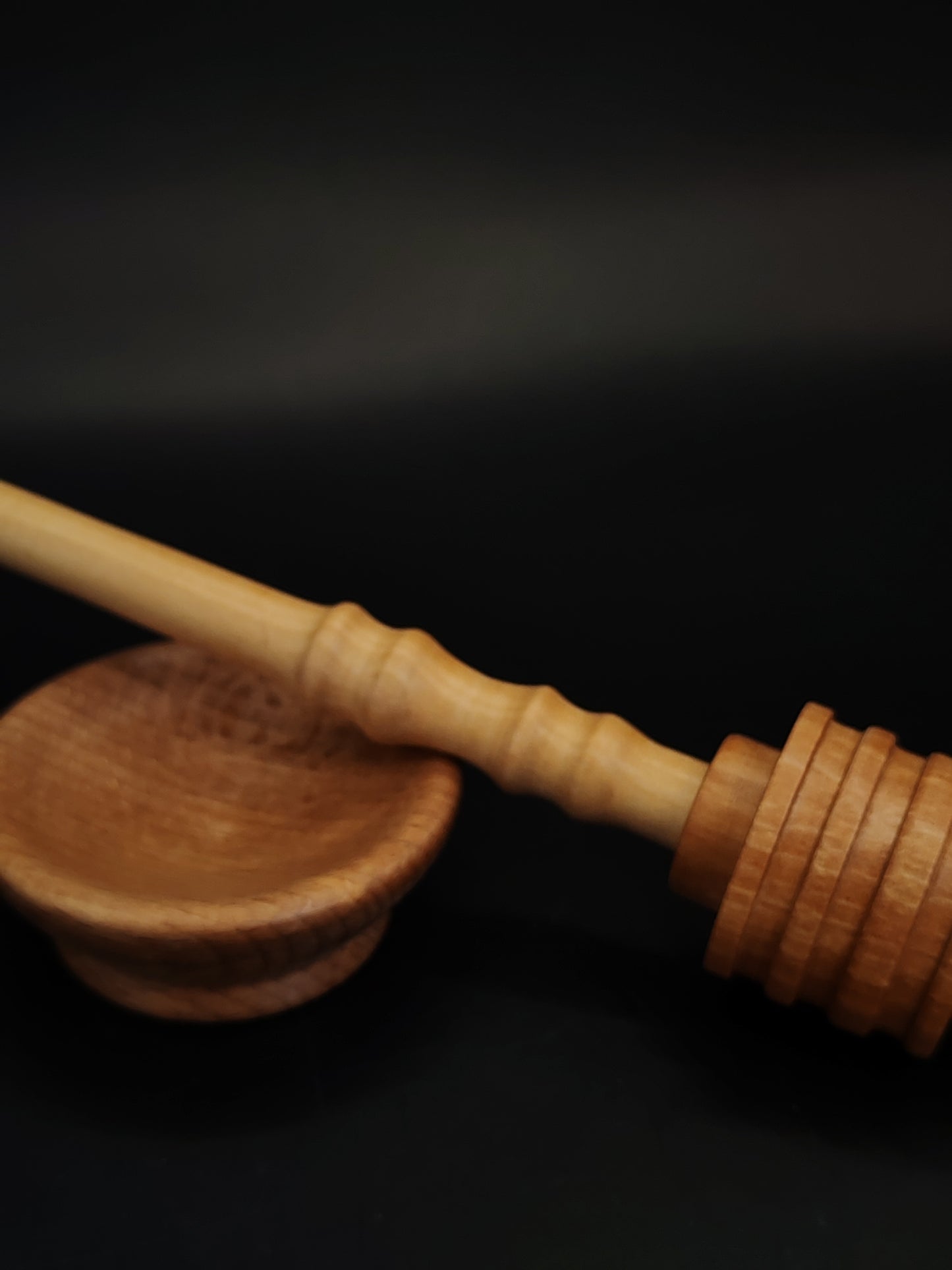 Support Spindle Set 28g Yarn Spinning Tool Apple Shaft Pear Whorl Mulberry Tip