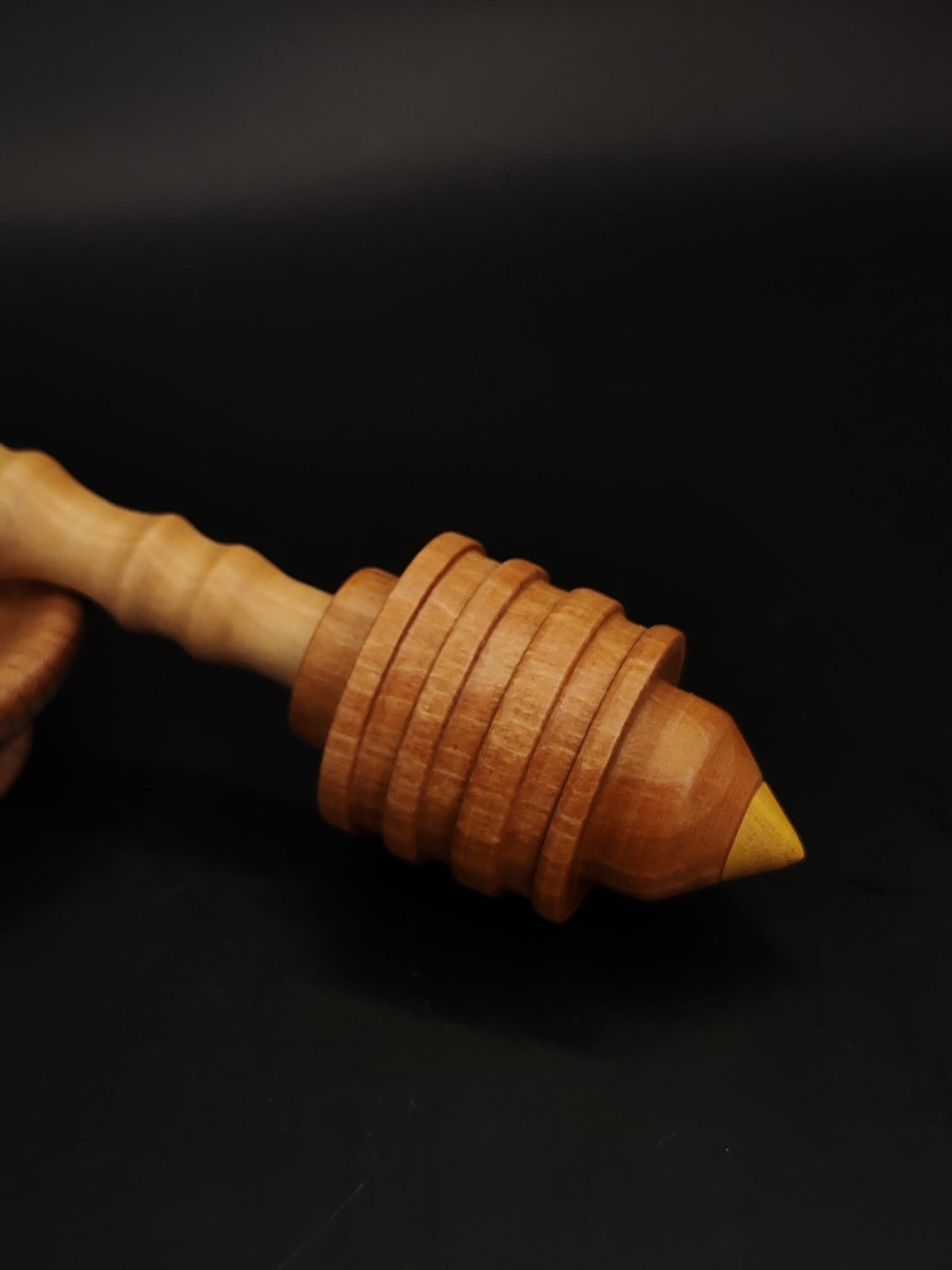 Support Spindle Set 28g Yarn Spinning Tool Apple Shaft Pear Whorl Mulberry Tip