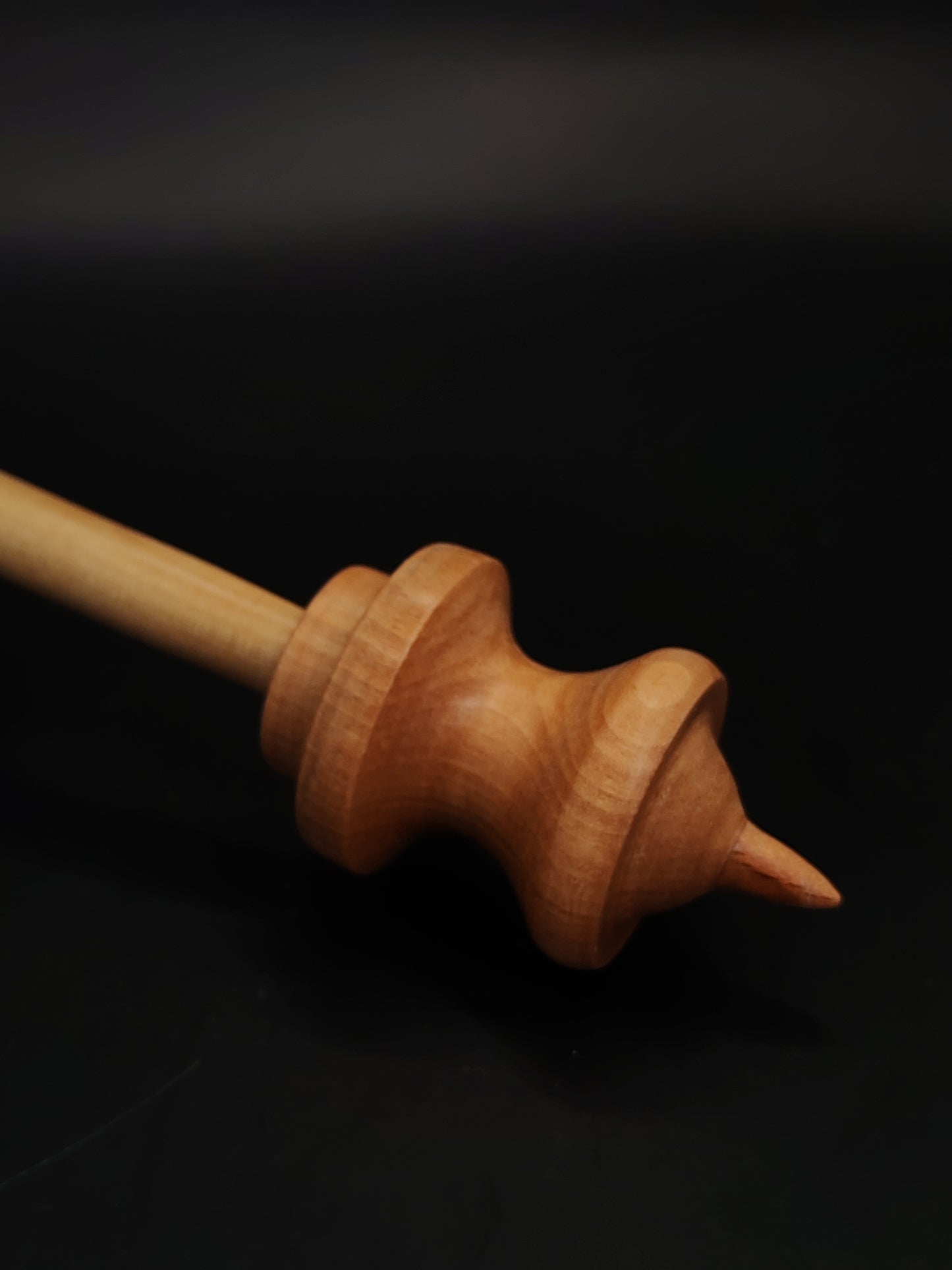 Support Spindle Set 22g Yarn Spinning Tool Apple Shaft Pear Whorl Walnut Bowl