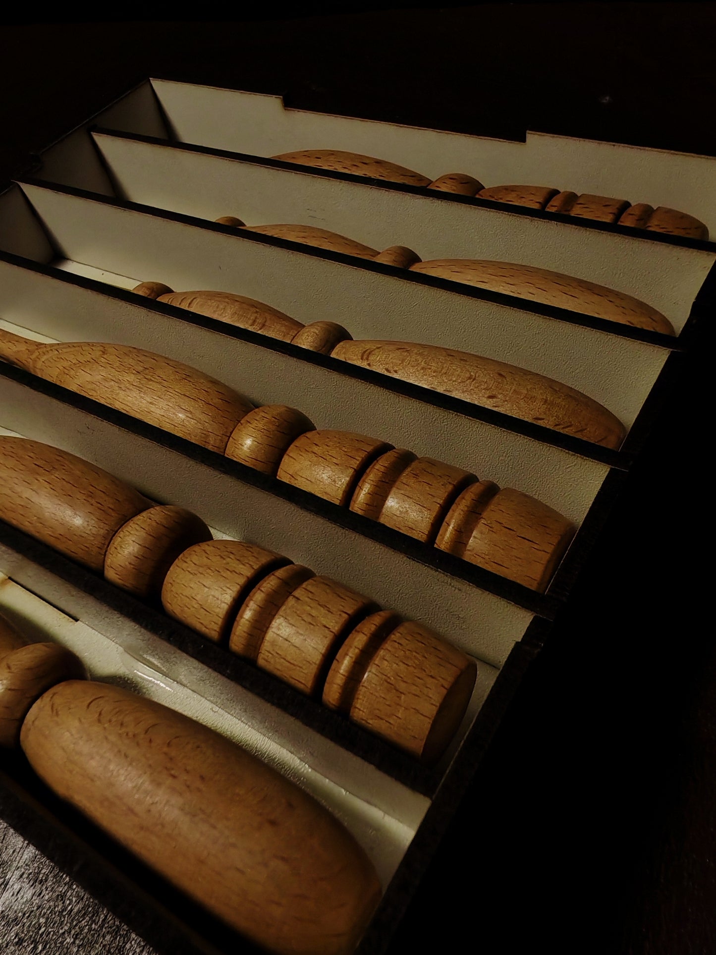 Handmade Crochet Hook Kit Wooden Crochet Needles with Beech Storage Case