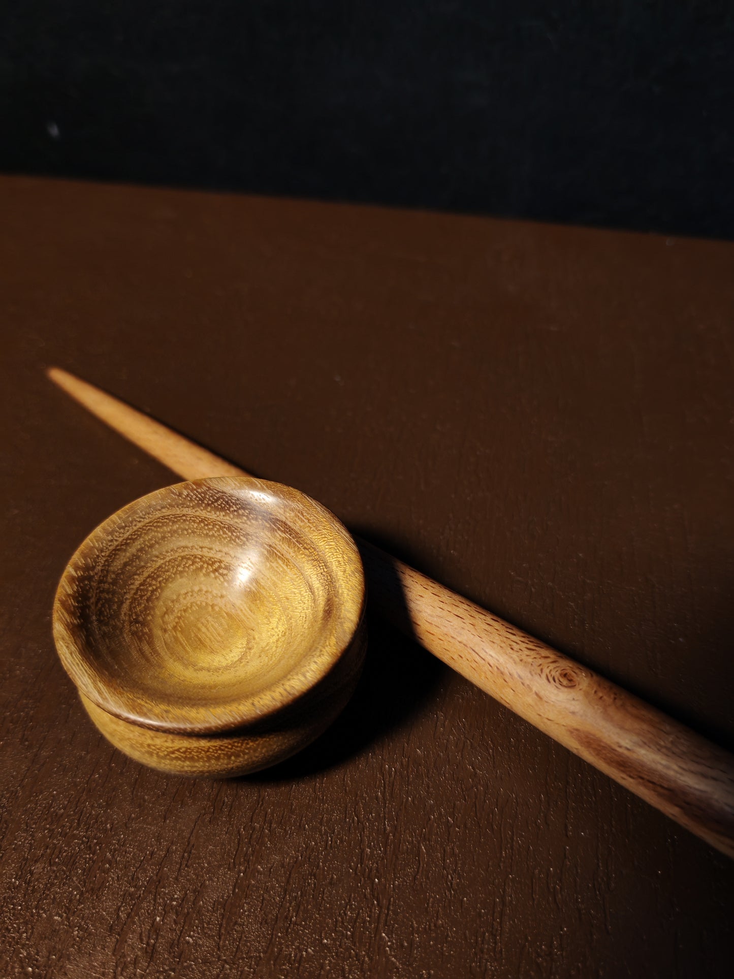 Support Spindle Set 22g Yarn Spinning Tool Beech Shaft Pear Whorl Acacia Bowl