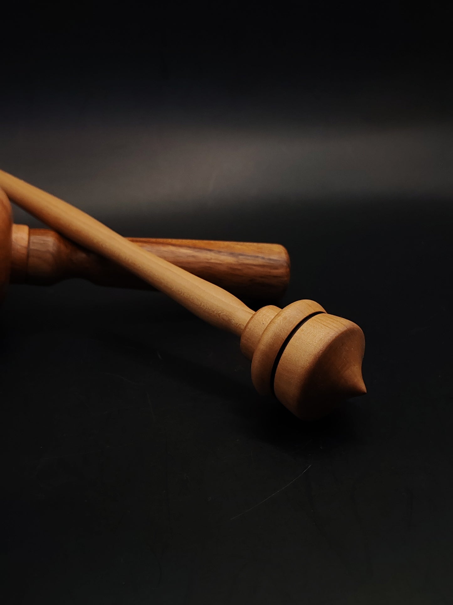 Support Spindle Set 25g Yarn Spinning Tool Apple Shaft Pear Whorl Wooden Bowl