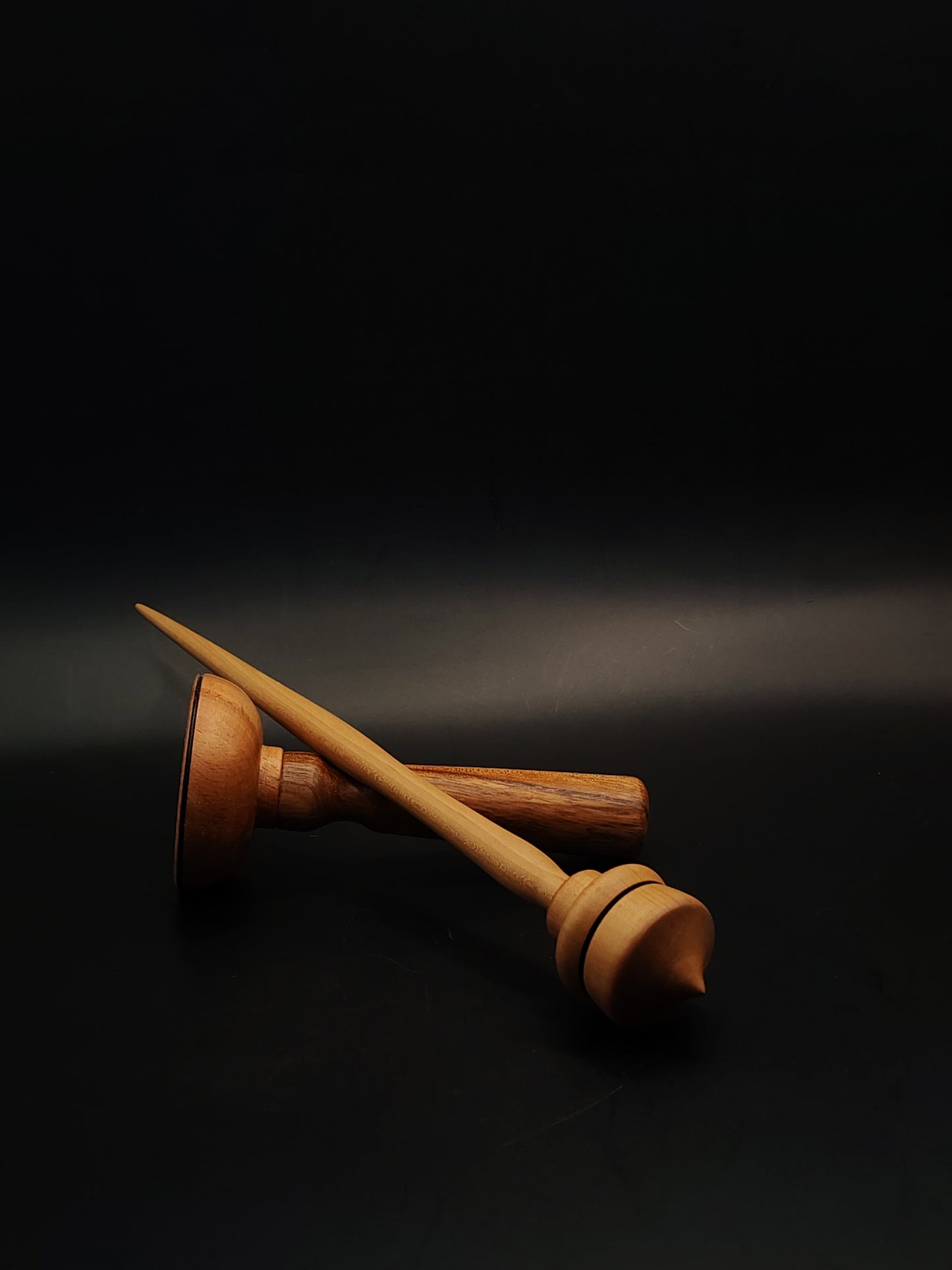 Support Spindle Set 25g Yarn Spinning Tool Apple Shaft Pear Whorl Wooden Bowl