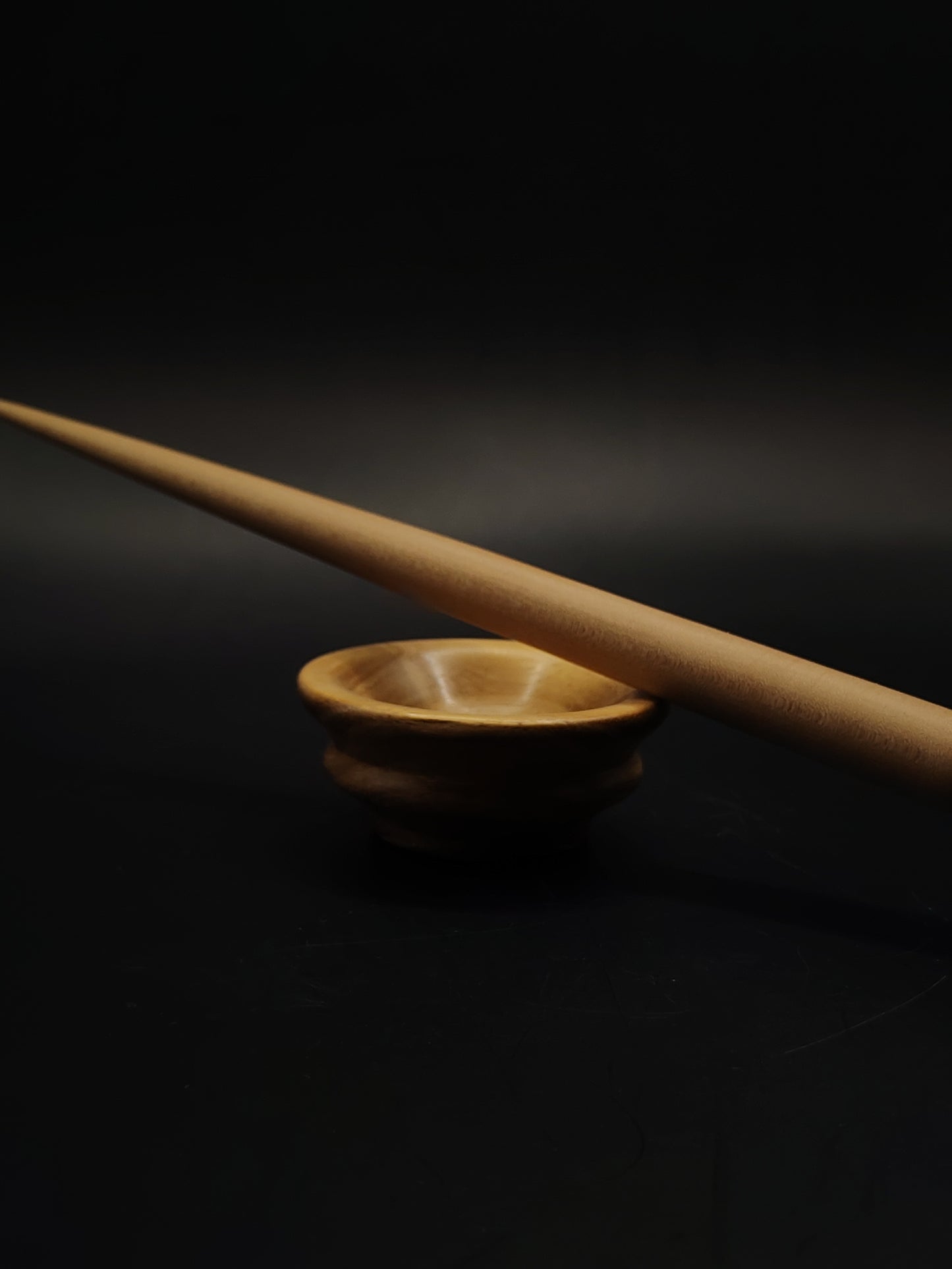 Support Spindle Set 23g Yarn Spinning Tool Apple Shaft Chestnut Whorl Mulberry Bowl