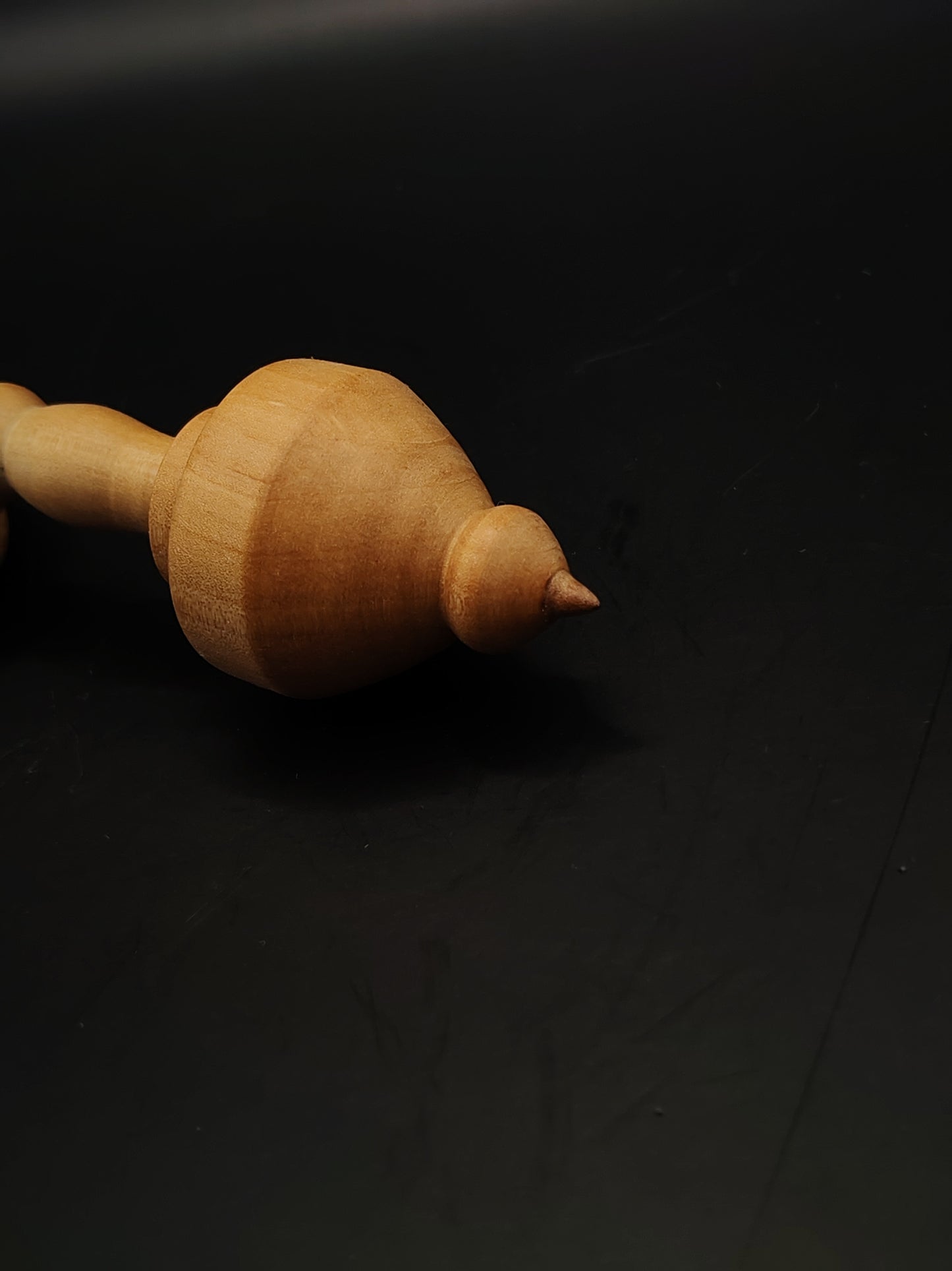 Support Spindle Set 25g Yarn Spinning Tool Apple Shaft Pear Whorl Oak Bowl