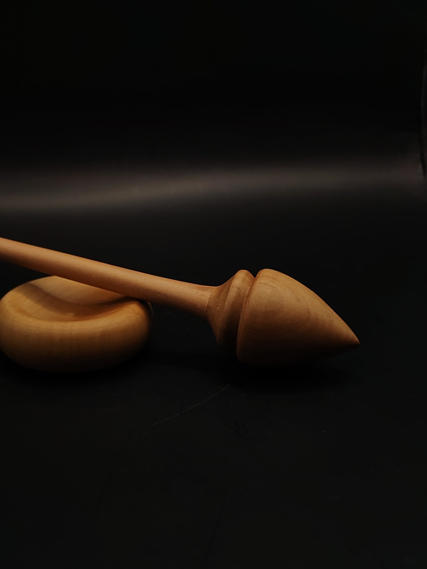 Support Spindle Set 20g Pear Wood Yarn Spinning Tool with Pear Bowl