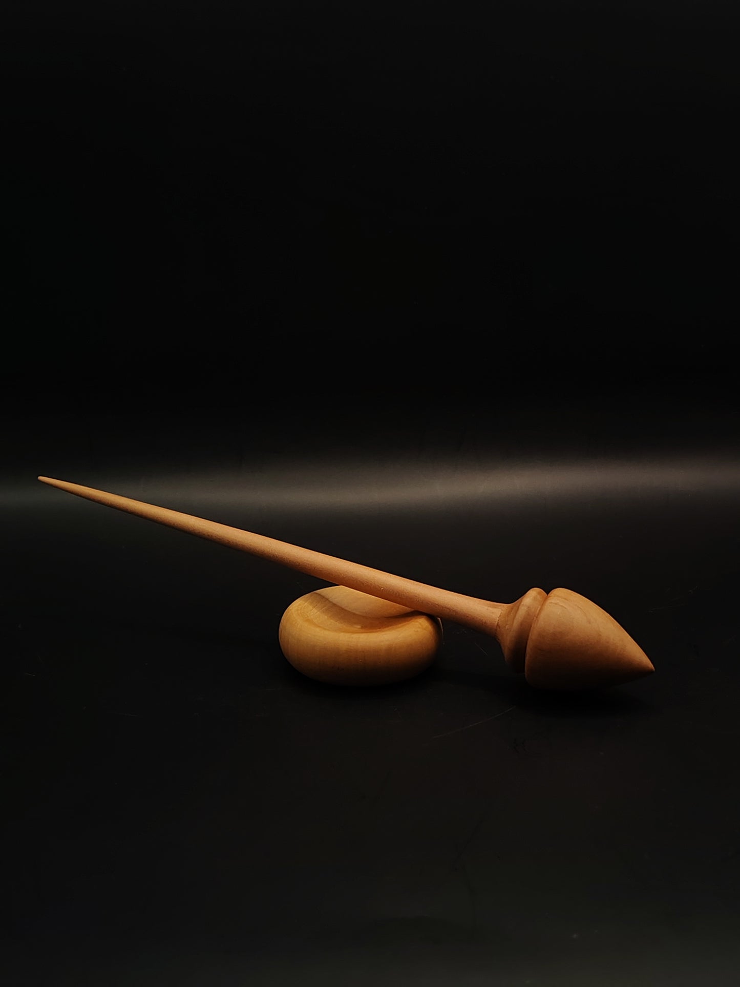 Support Spindle Set 20g Pear Wood Yarn Spinning Tool with Pear Bowl