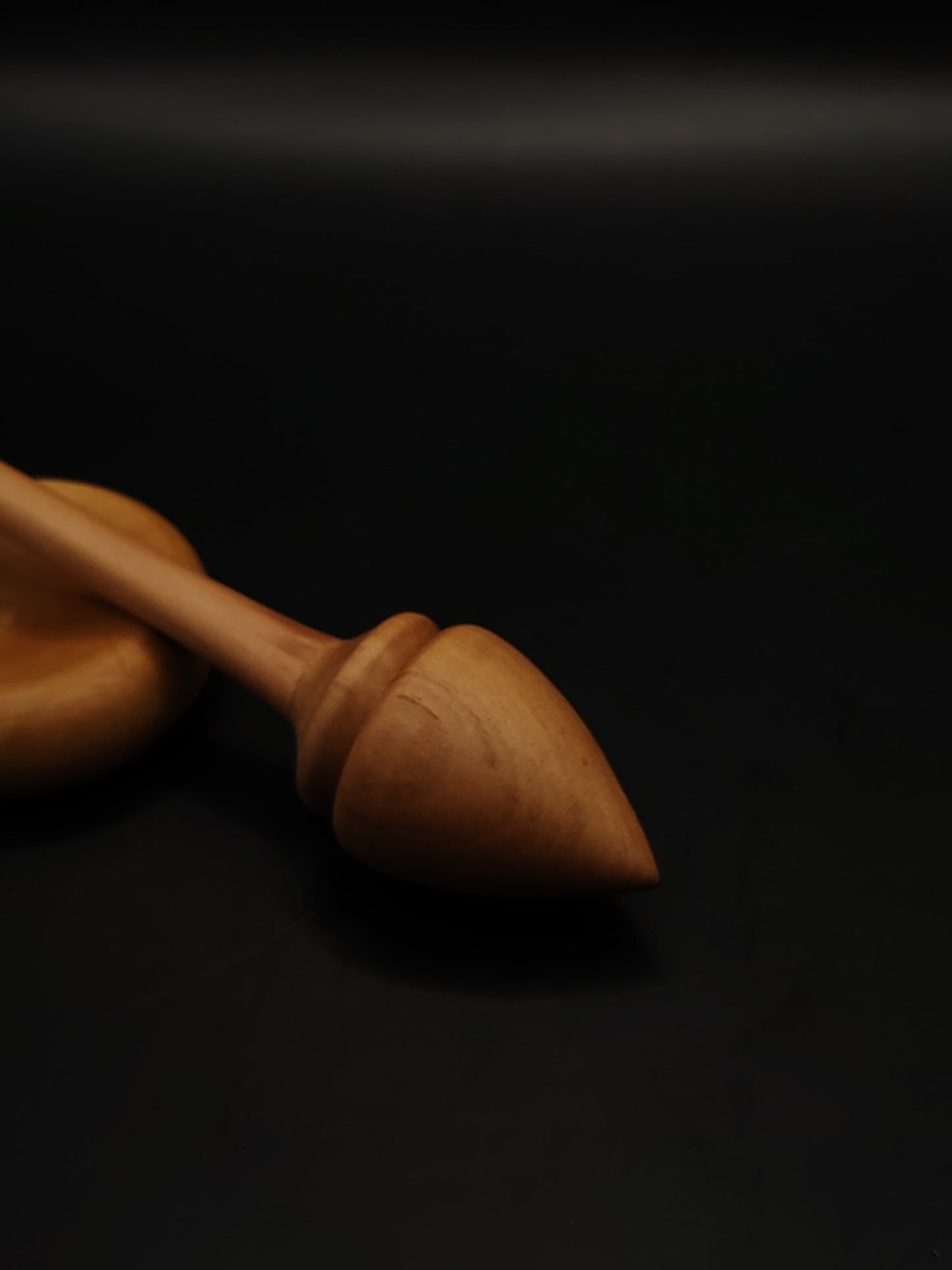 Support Spindle Set 20g Pear Wood Yarn Spinning Tool with Pear Bowl