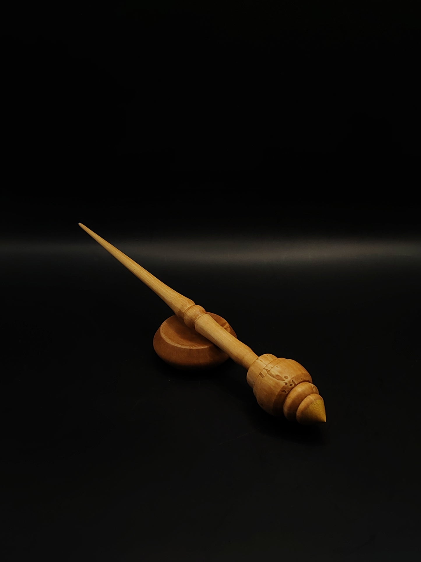 Support Spindle Set 27g Aged Apple Wood Mulberry Tip with Pear Bowl