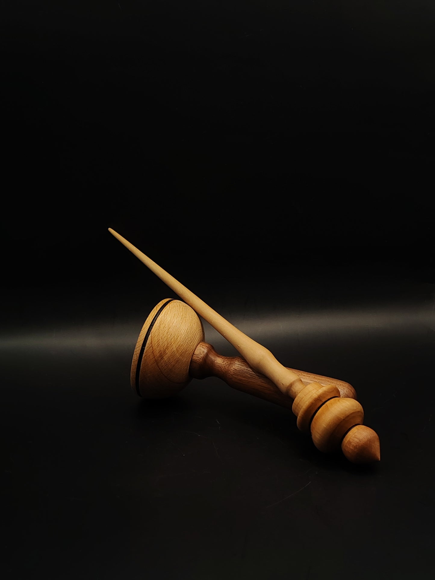 Support Spindle Set 25g Apple Shaft Pear Beech Whorl Wooden Bowl