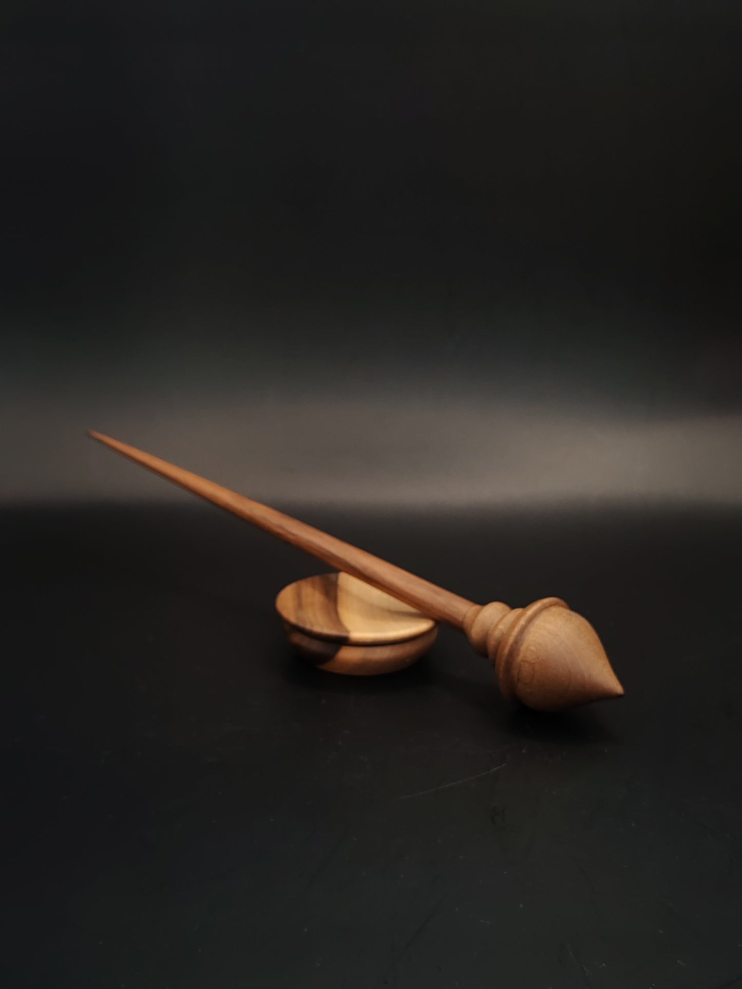 Support Spindle Set 17g 0.60oz 24.5cm 9.6in Walnut Spindle Walnut Bowl