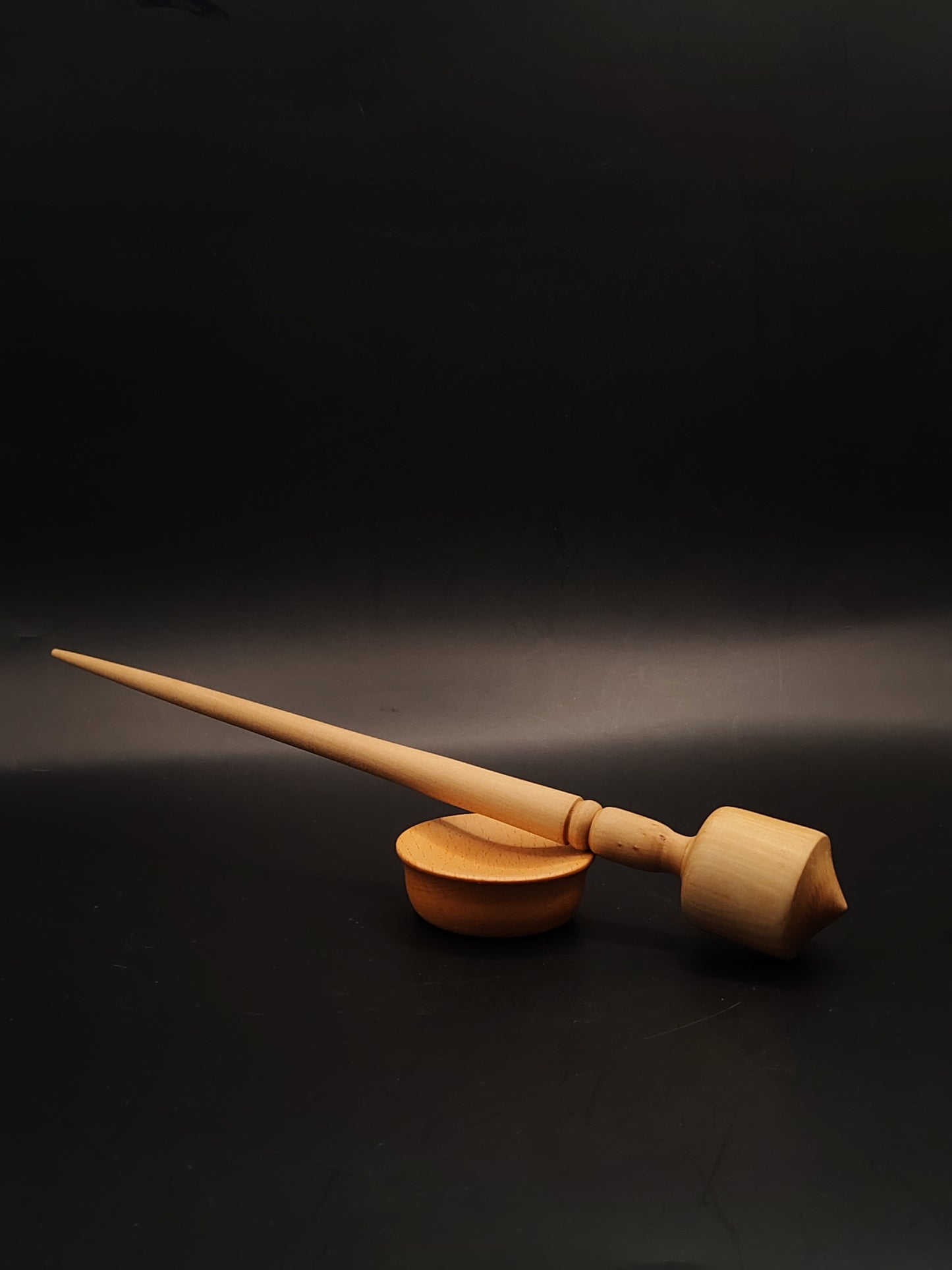 Support Spindle Set 31g 1.09oz 26.5cm 10.4in Apple Spindle Beech Bowl