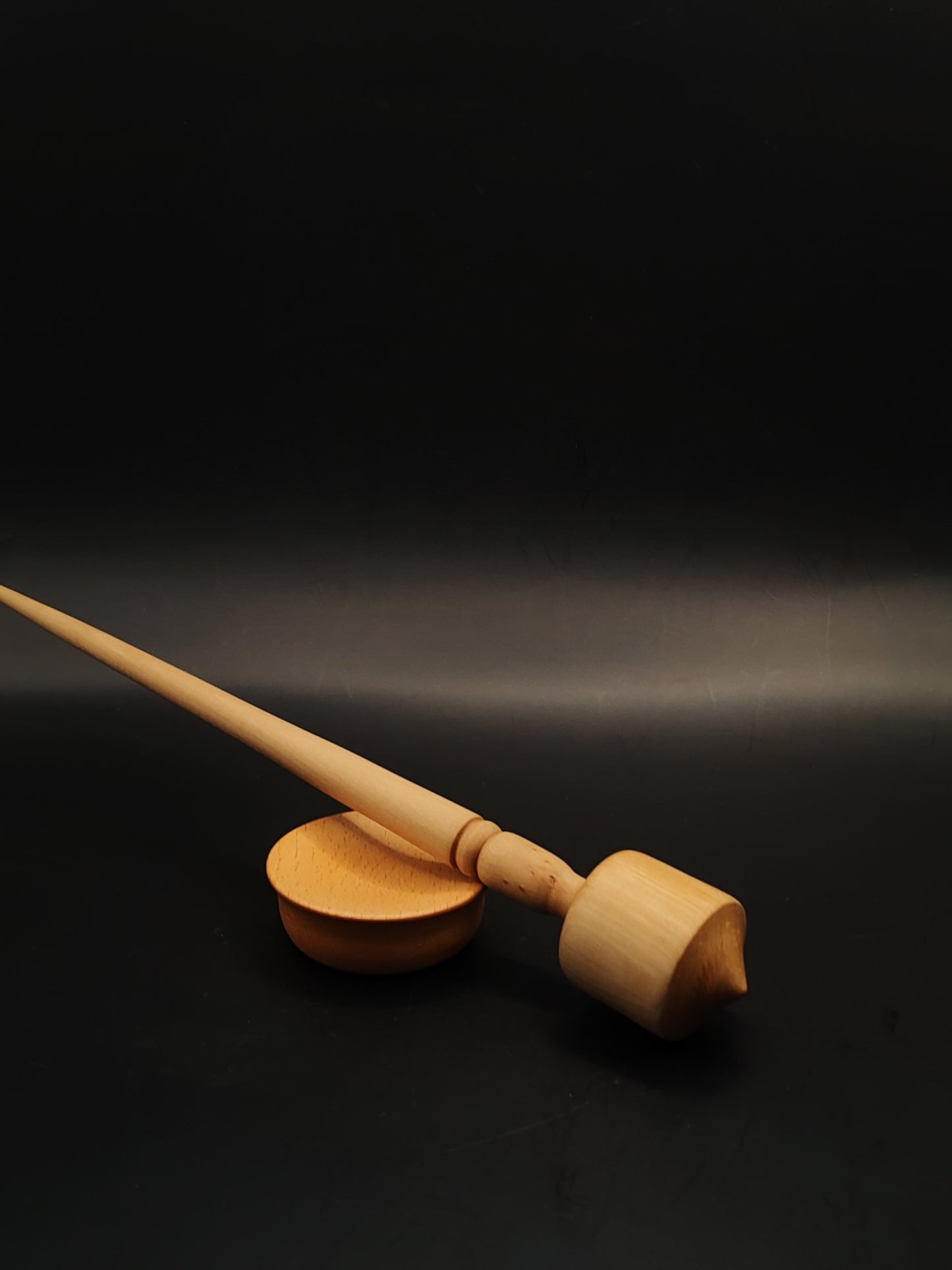 Support Spindle Set 31g 1.09oz 26.5cm 10.4in Apple Spindle Beech Bowl