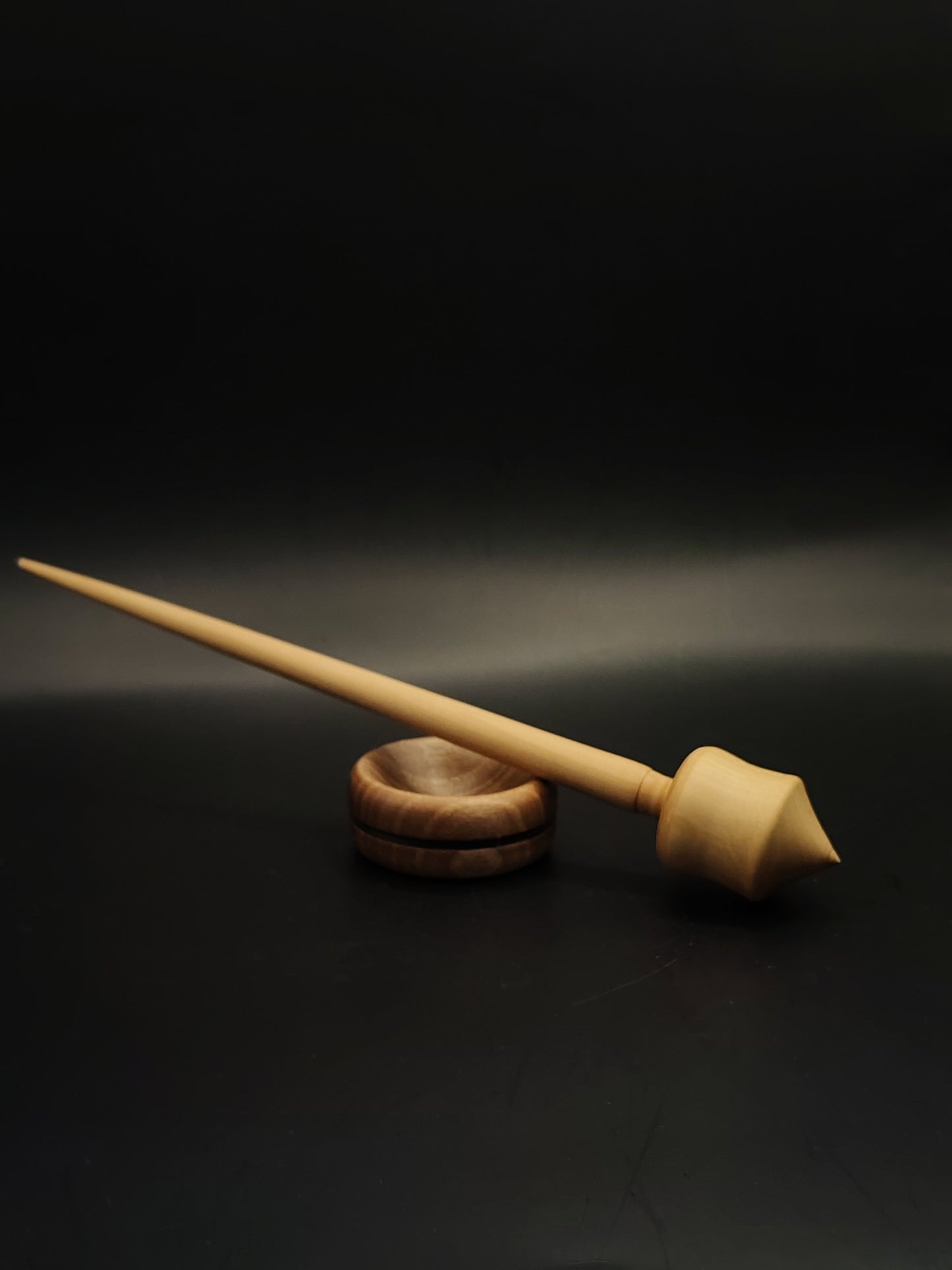 Support Spindle Set 28g 0.99oz 26cm 10.2in Apple Spindle Walnut Bowl