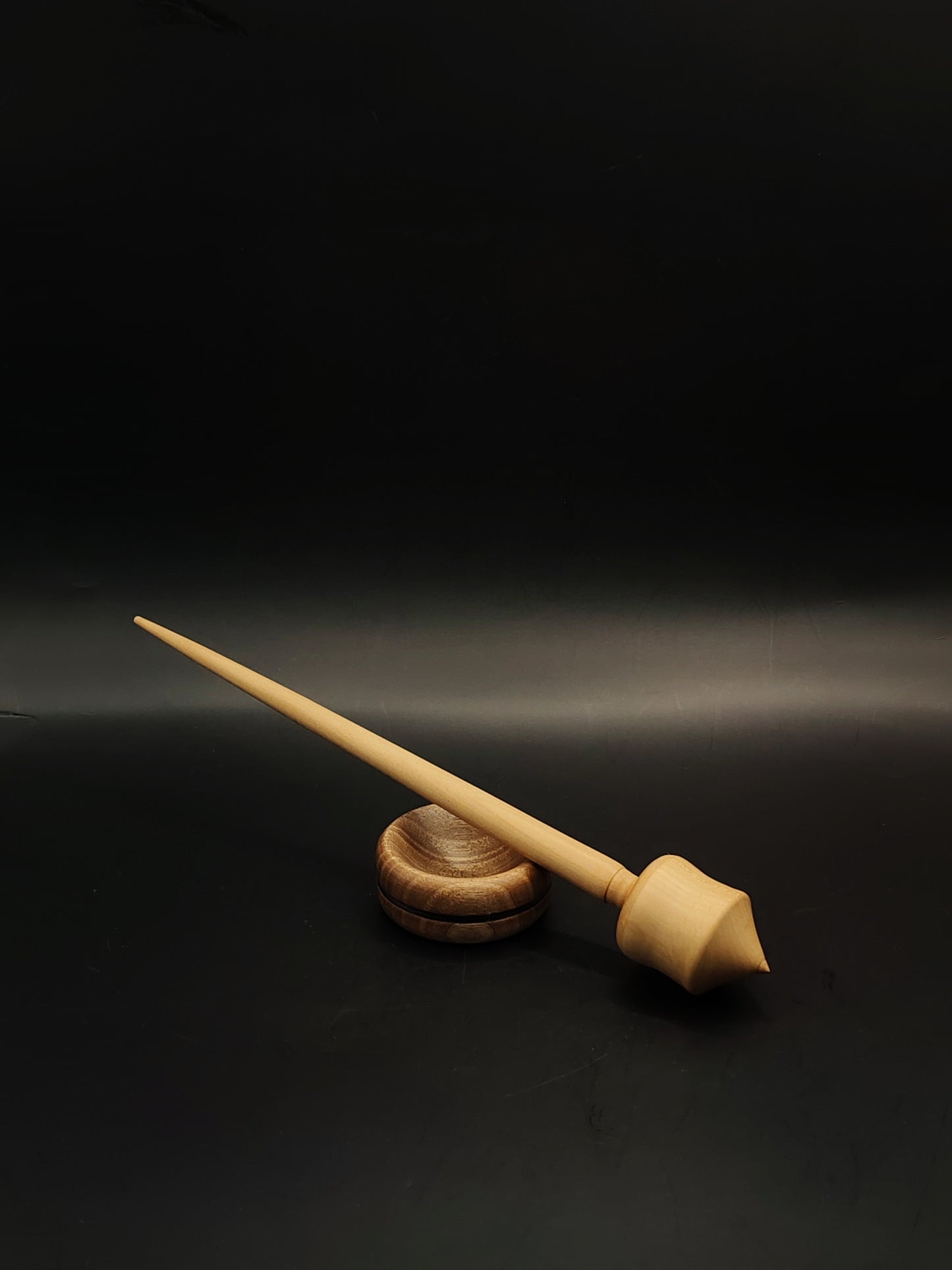 Support Spindle Set 28g 0.99oz 26cm 10.2in Apple Spindle Walnut Bowl