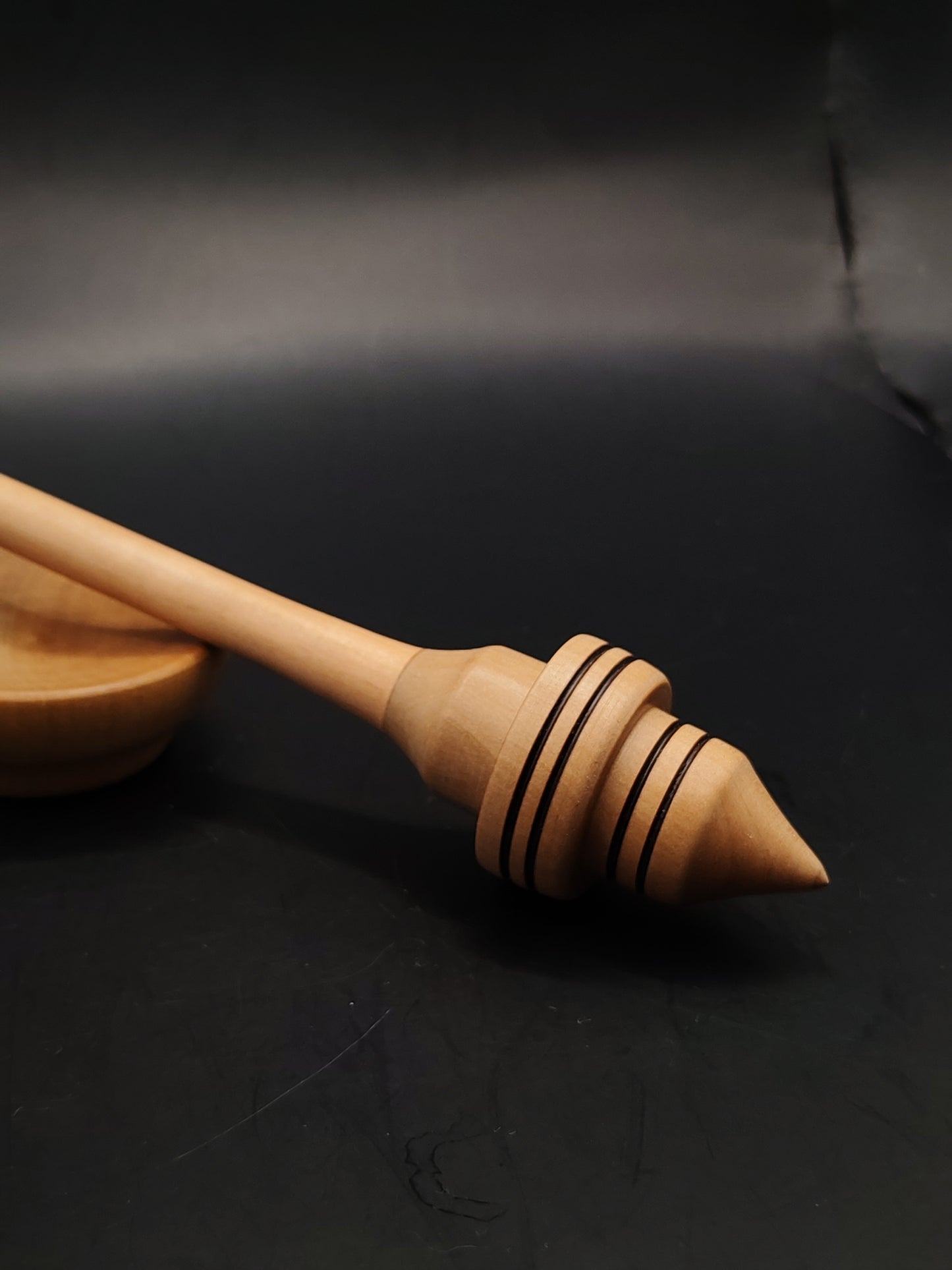 Support Spindle Set 23g 0.81oz 25.5cm 10in Apple Shaft Walnut Whorl Pear Bowl