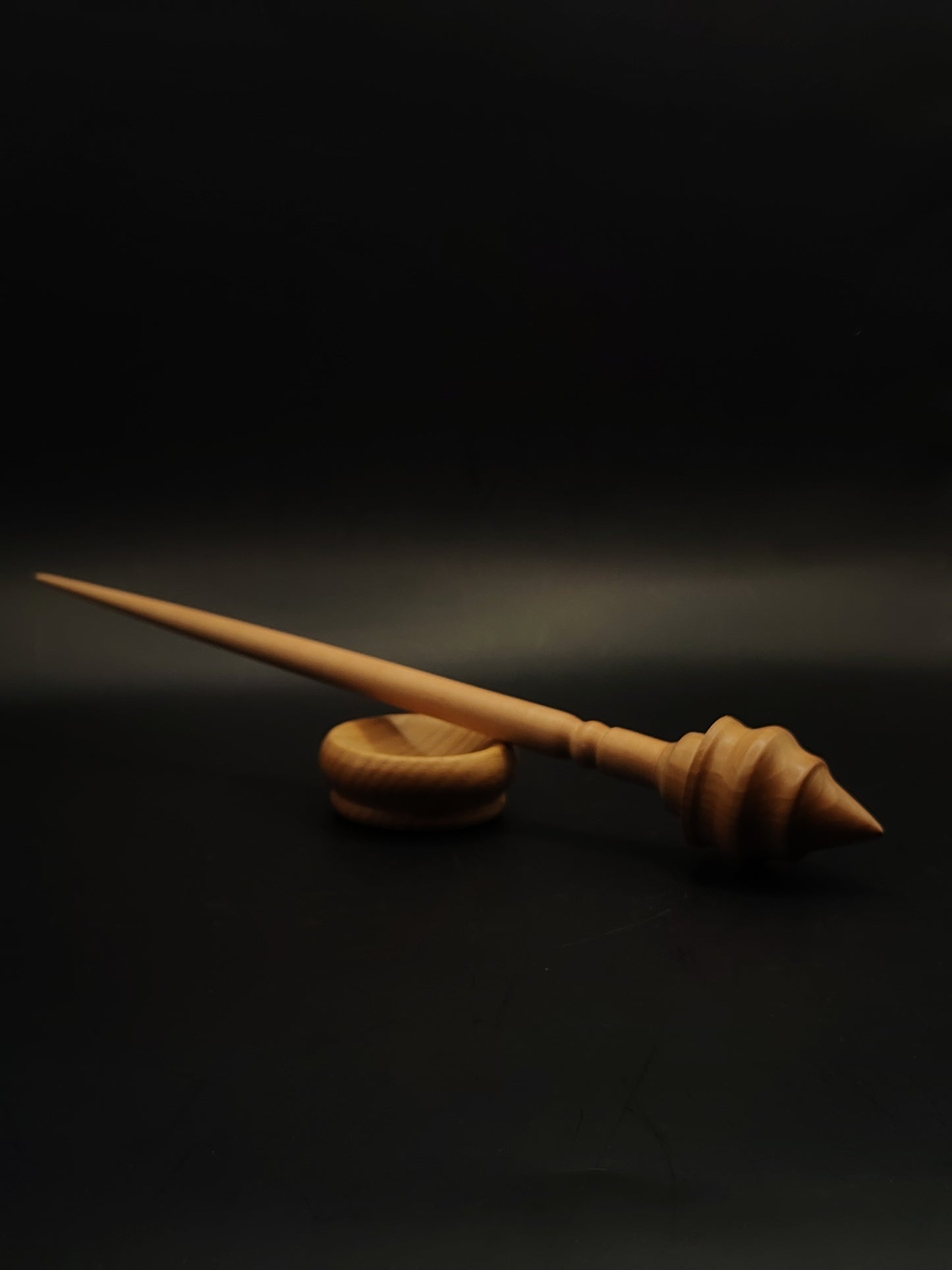 Support Spindle Set 25g 0.88oz 26.5cm 10.43in Pear Wood Oak Bowl