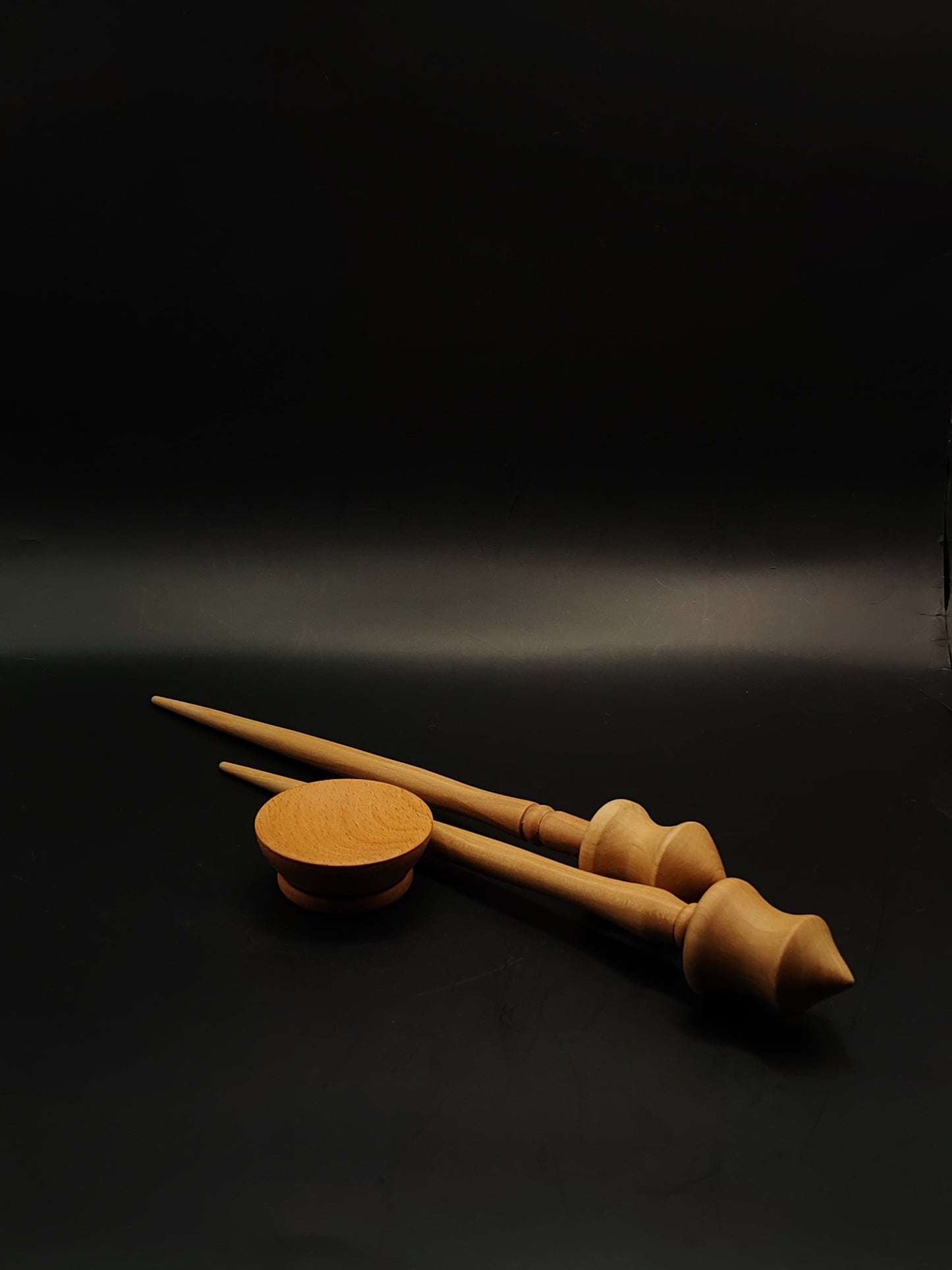 Support Spindle Set 24g 22g 25cm 25.5cm Pear Wood Beech Bowl