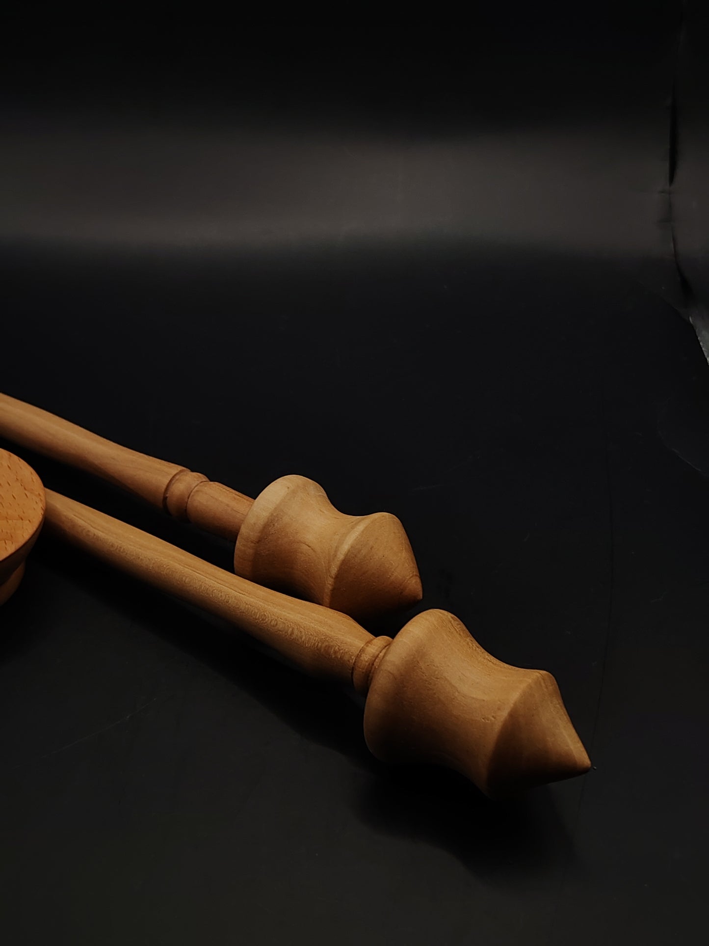Support Spindle Set 24g 22g 25cm 25.5cm Pear Wood Beech Bowl