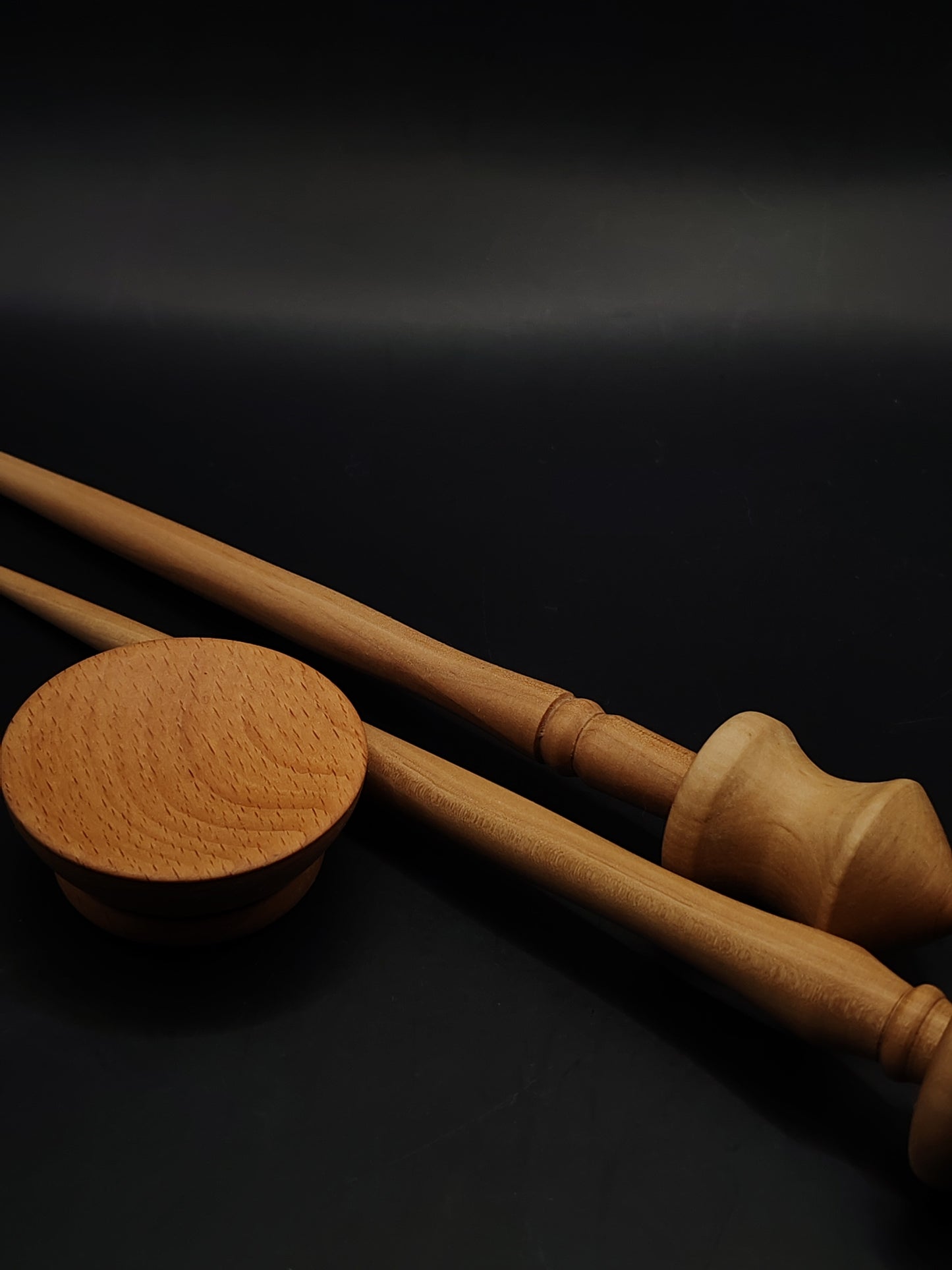 Support Spindle Set 24g 22g 25cm 25.5cm Pear Wood Beech Bowl