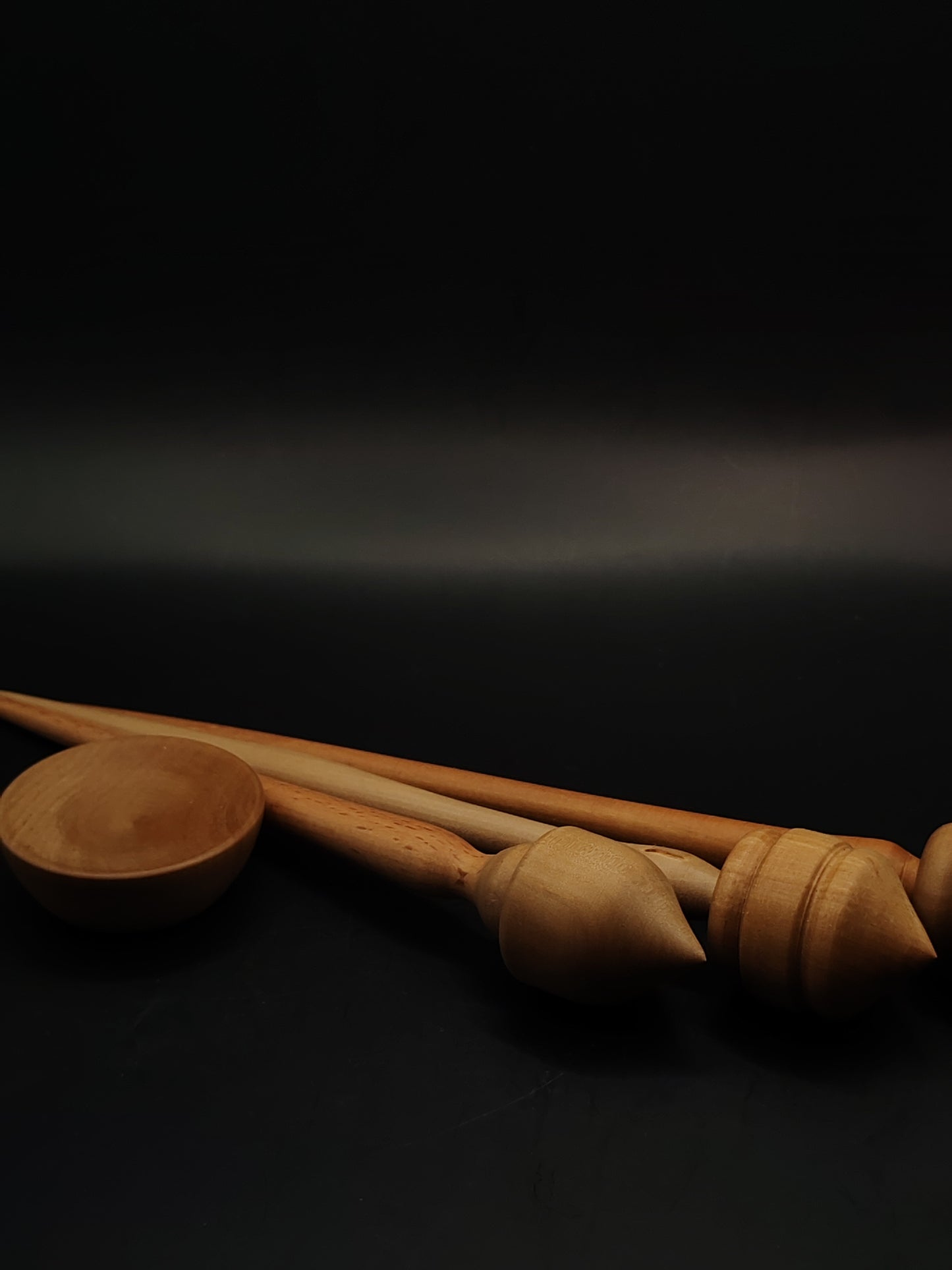Support Spindle Trio 27g 26g 21g Handmade Wooden Spindles Pear Bowl