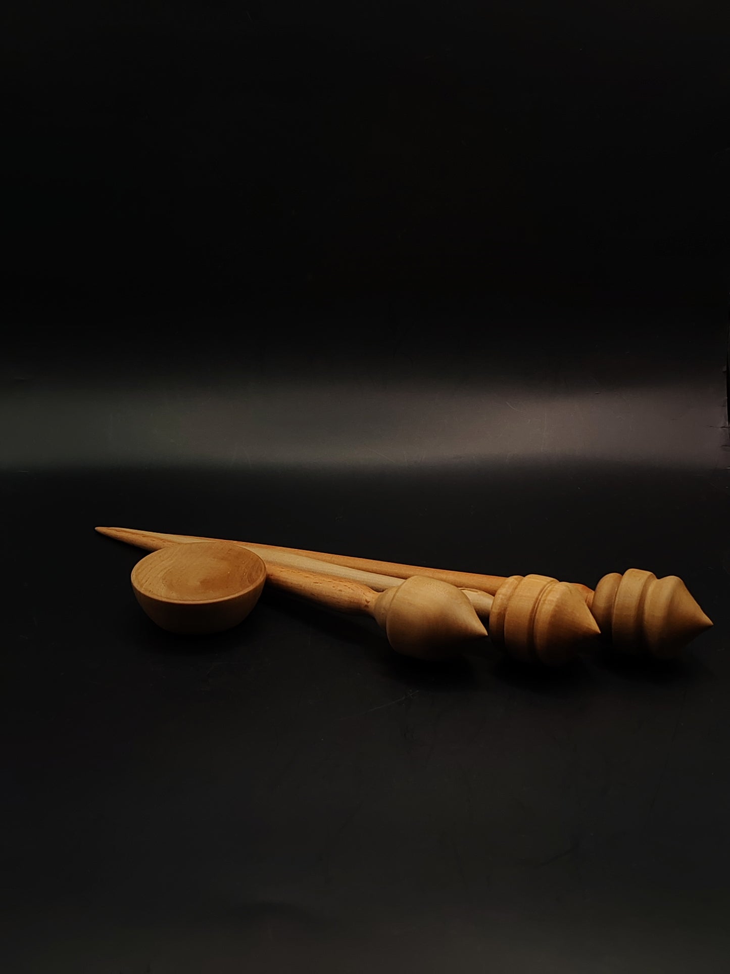 Support Spindle Trio 27g 26g 21g Handmade Wooden Spindles Pear Bowl