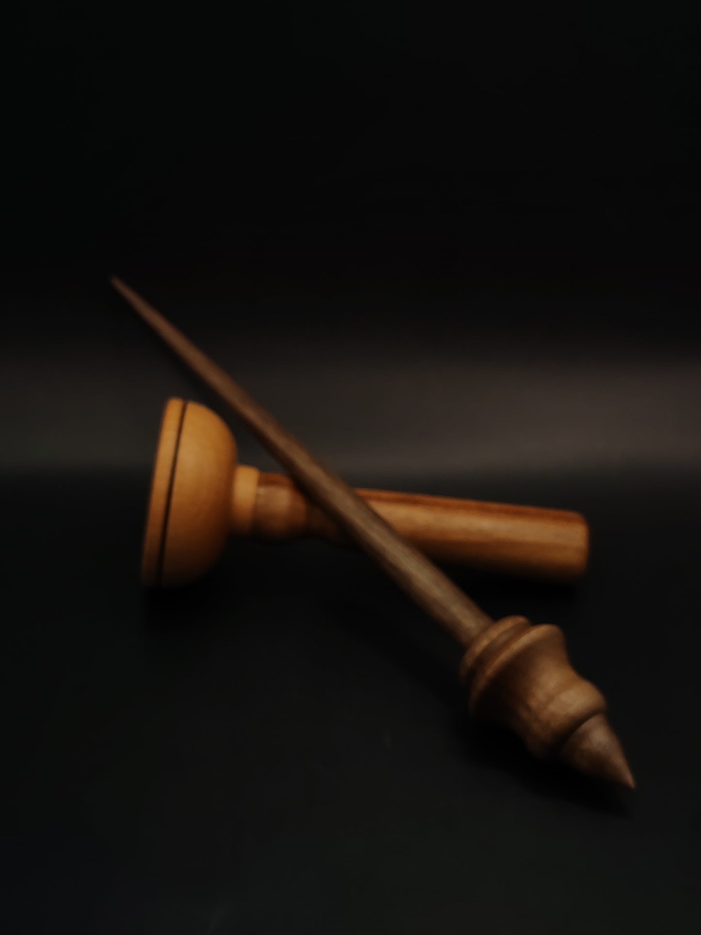 Support Spindle Set 21g 0.74oz 24.5cm 9.65in Walnut Wood Walnut Beech Bowl