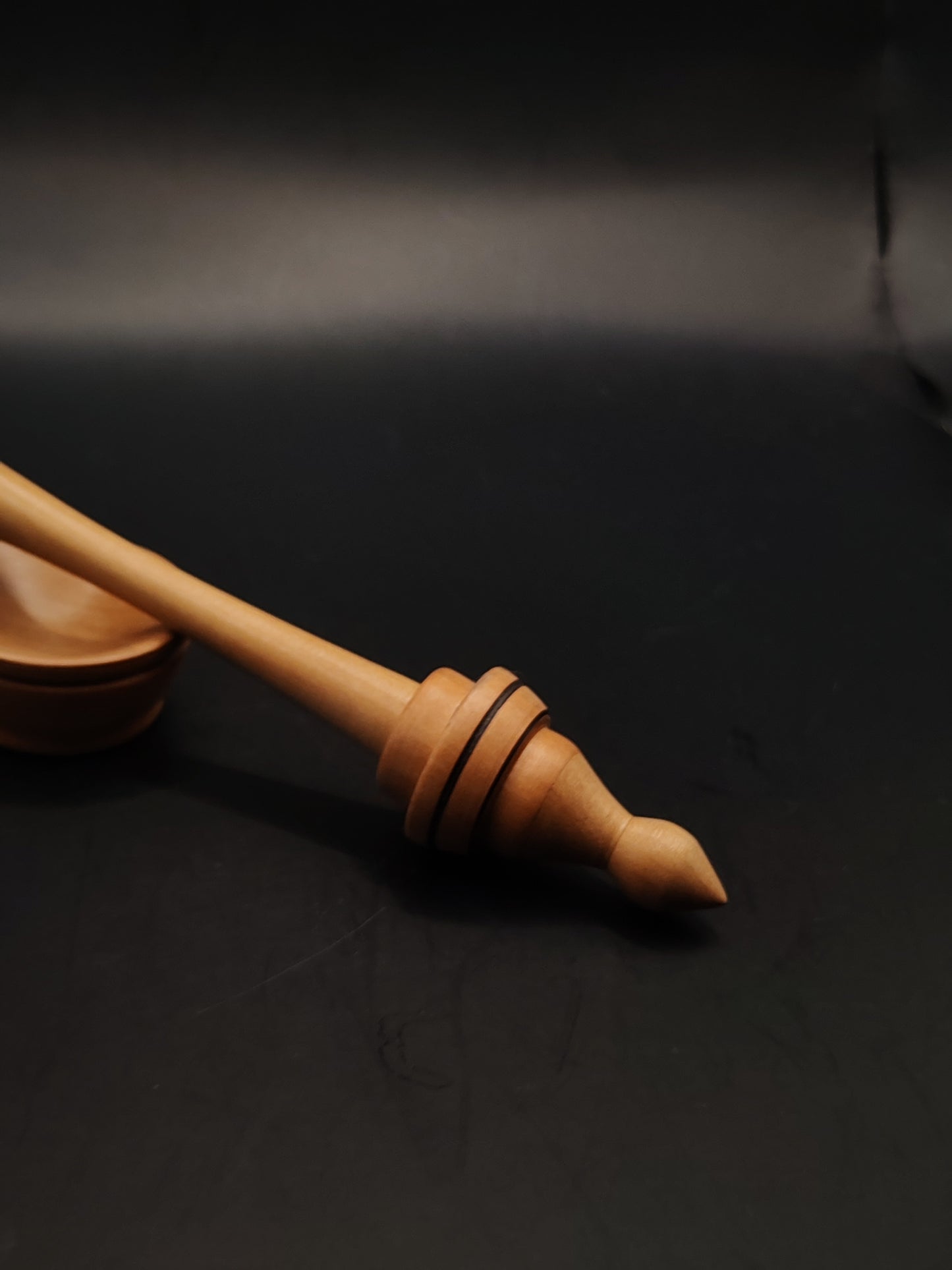 Support Spindle Set 15g 0.53oz 23.5cm 9.25in Pear Wood Pear Bowl