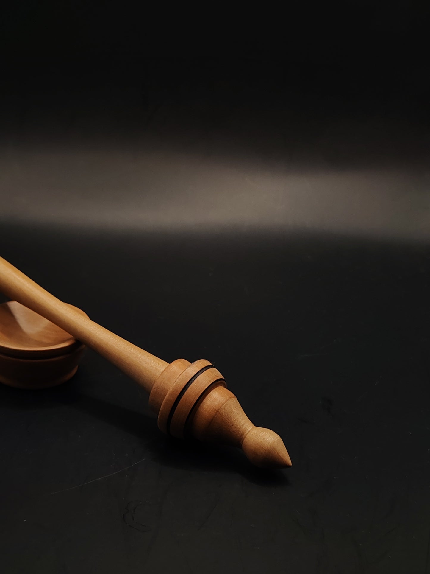 Support Spindle Set 15g 0.53oz 23.5cm 9.25in Pear Wood Pear Bowl