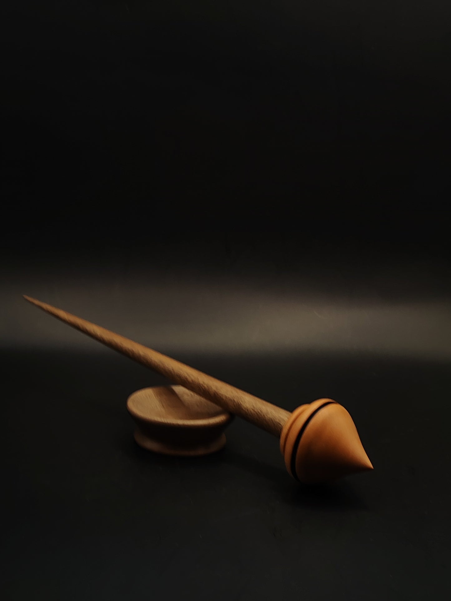 Support Spindle Set 24g 0.85oz 25cm 9.84in Walnut Shaft Rosewood Whorl Walnut Bowl