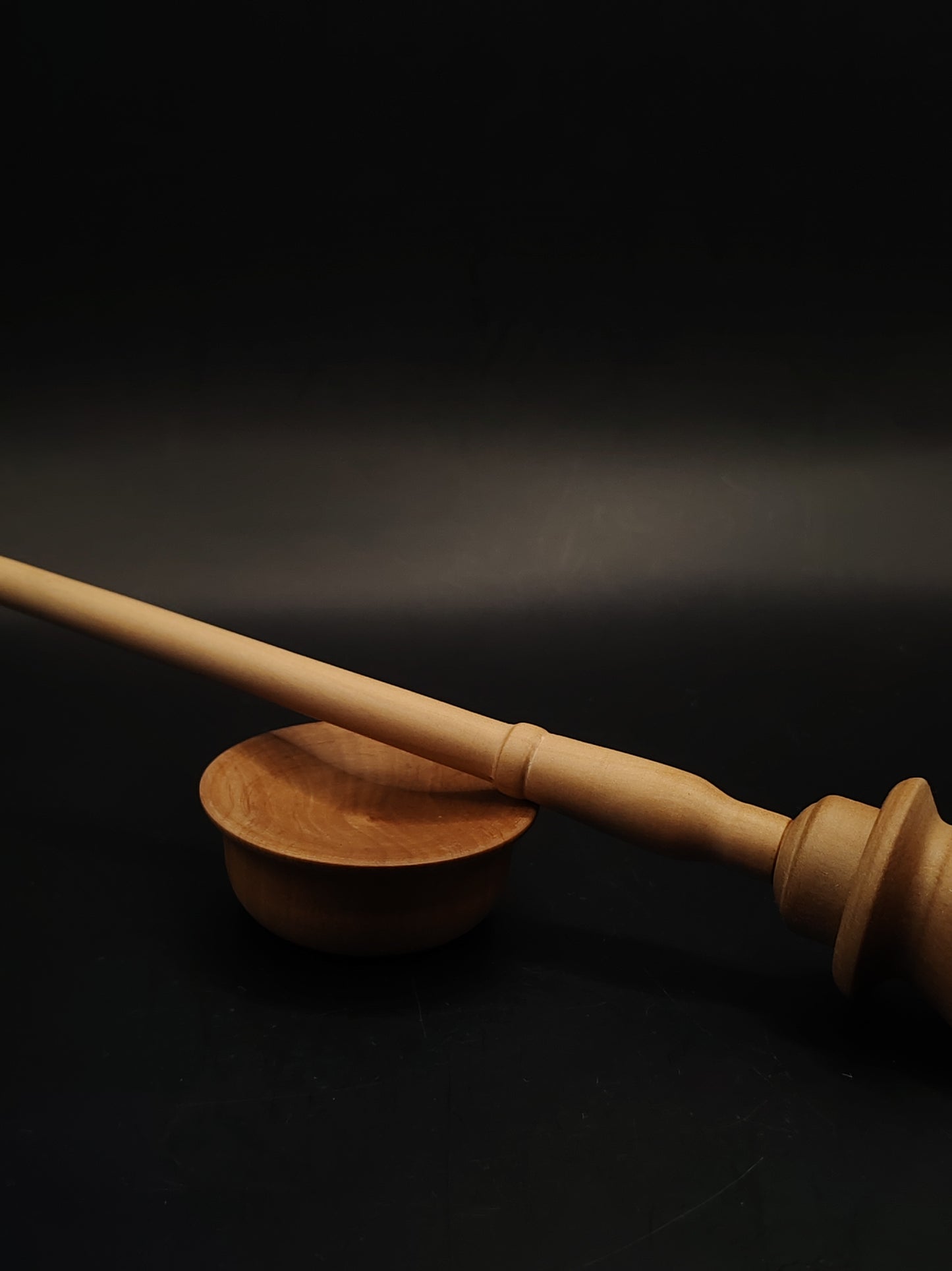 Support Spindle Set 26g 0.92oz 26.5cm 10.43in Apple Shaft Pear Whorl Pear Bowl