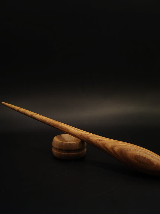 Support Spindle Set 26g 0.92oz 25.5cm 10.04in Ash Wood Grey Walnut Bowl