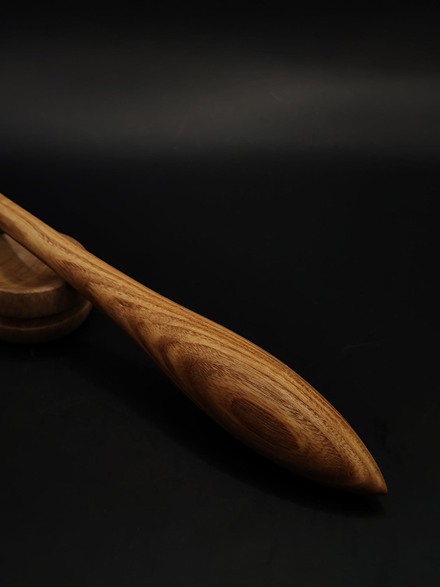 Support Spindle Set 26g 0.92oz 25.5cm 10.04in Ash Wood Grey Walnut Bowl