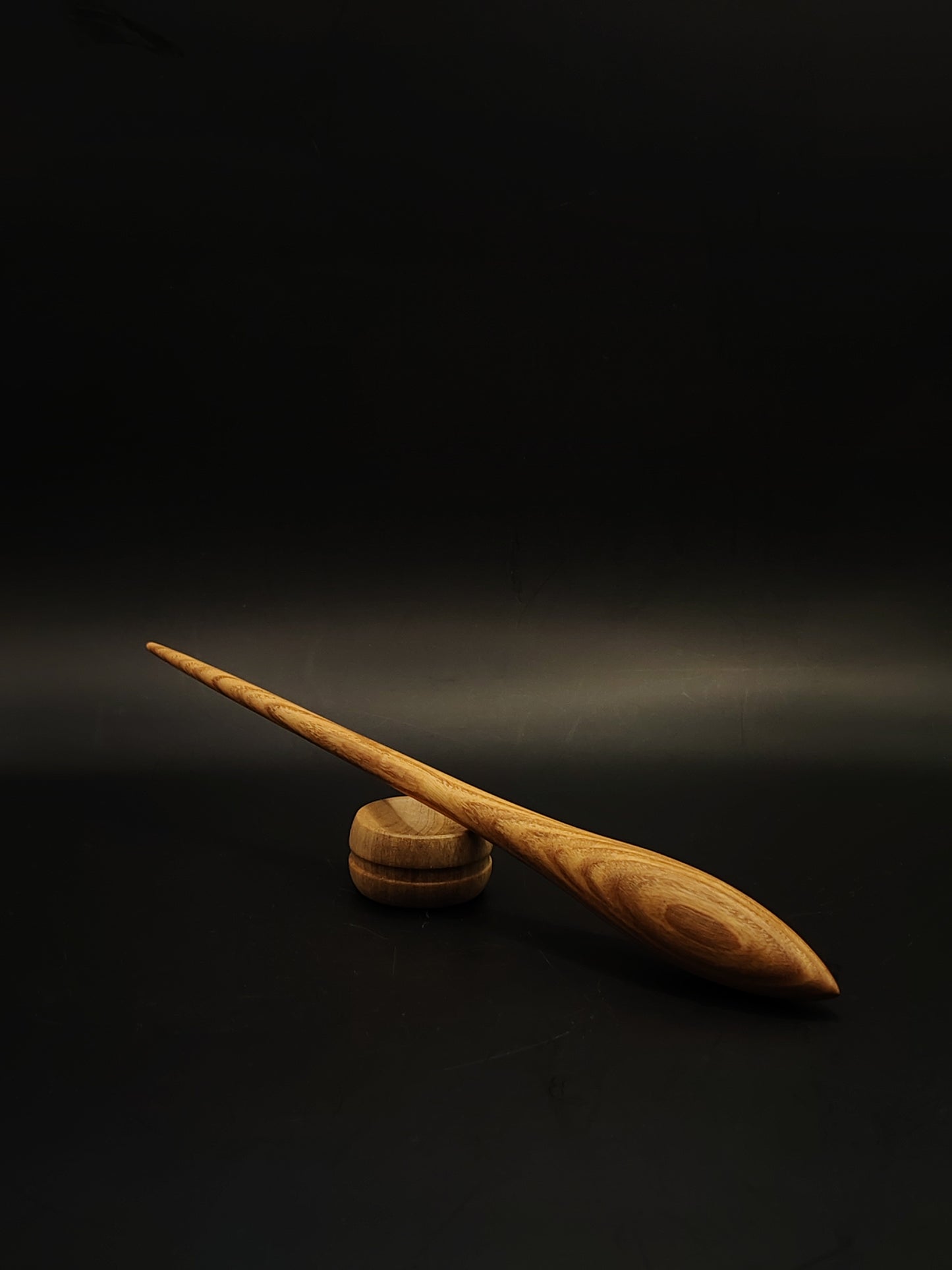 Support Spindle Set 26g 0.92oz 25.5cm 10.04in Ash Wood Grey Walnut Bowl