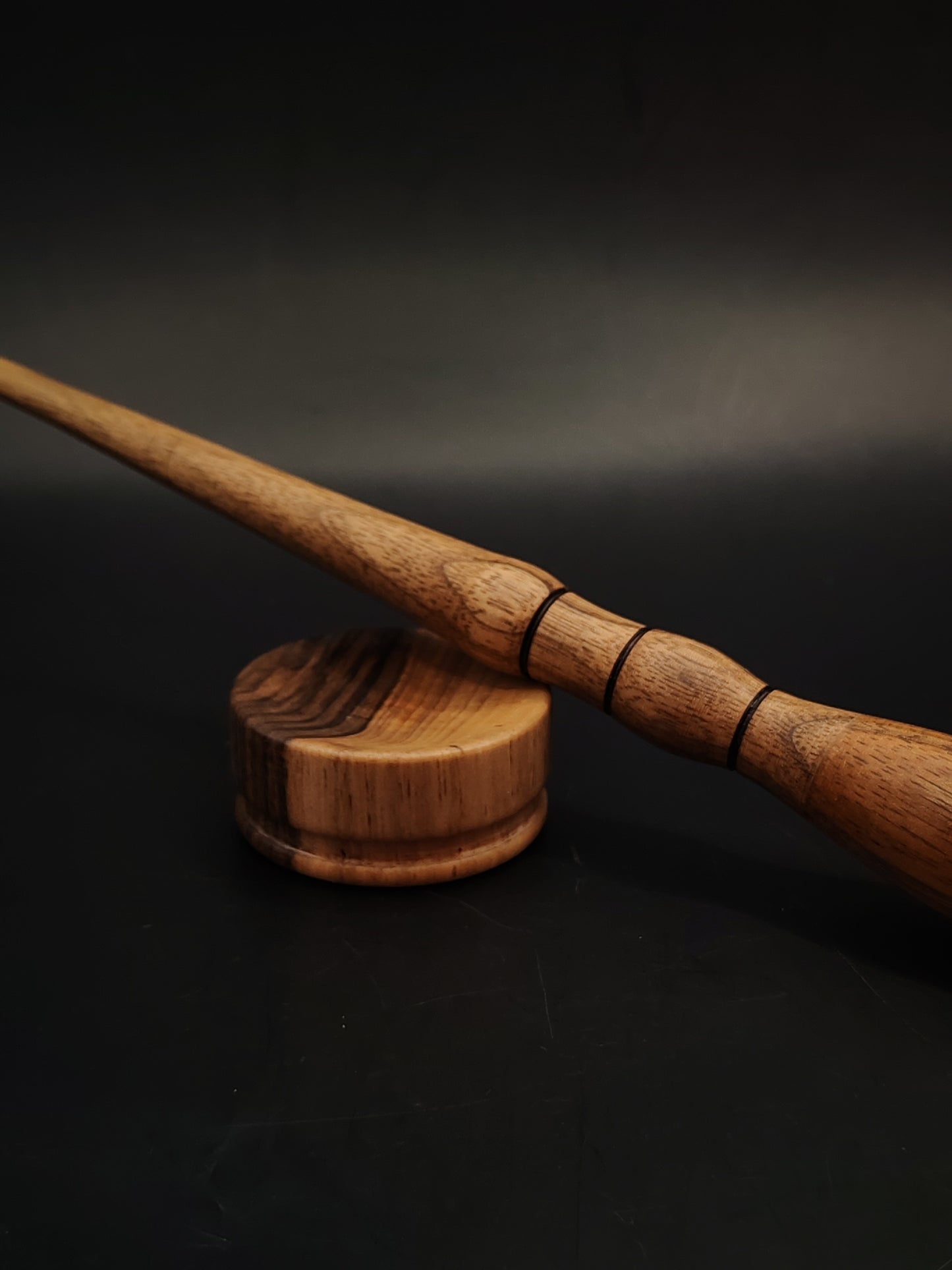 Support Spindle Set 20g 0.71oz 26.5cm 10.43in Walnut Wood Walnut Bowl