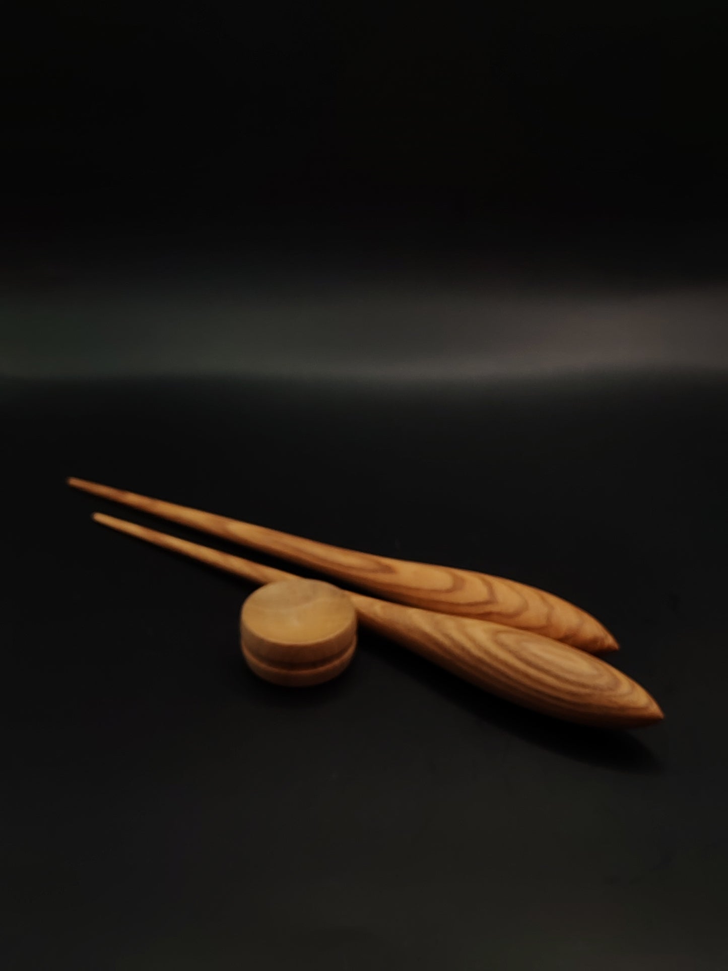 Support Spindle Set of 2 Ash Wood 26g 30g 25.5cm Small Bowl