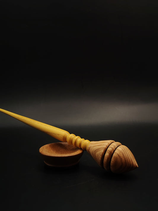 Support Spindle Set 37g 1.31oz 25cm 9.84in Mulberry Shaft Ash Whorl Beech Bowl