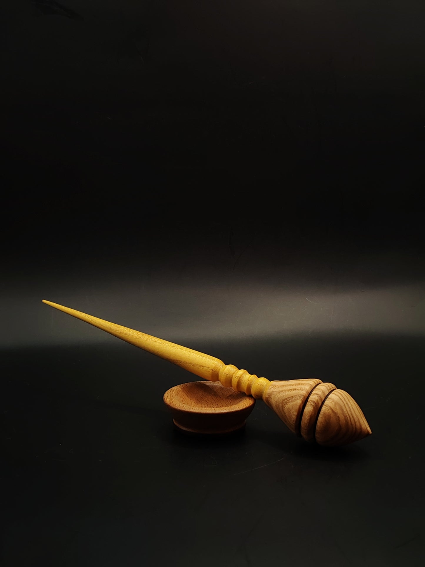 Support Spindle Set 37g 1.31oz 25cm 9.84in Mulberry Shaft Ash Whorl Beech Bowl