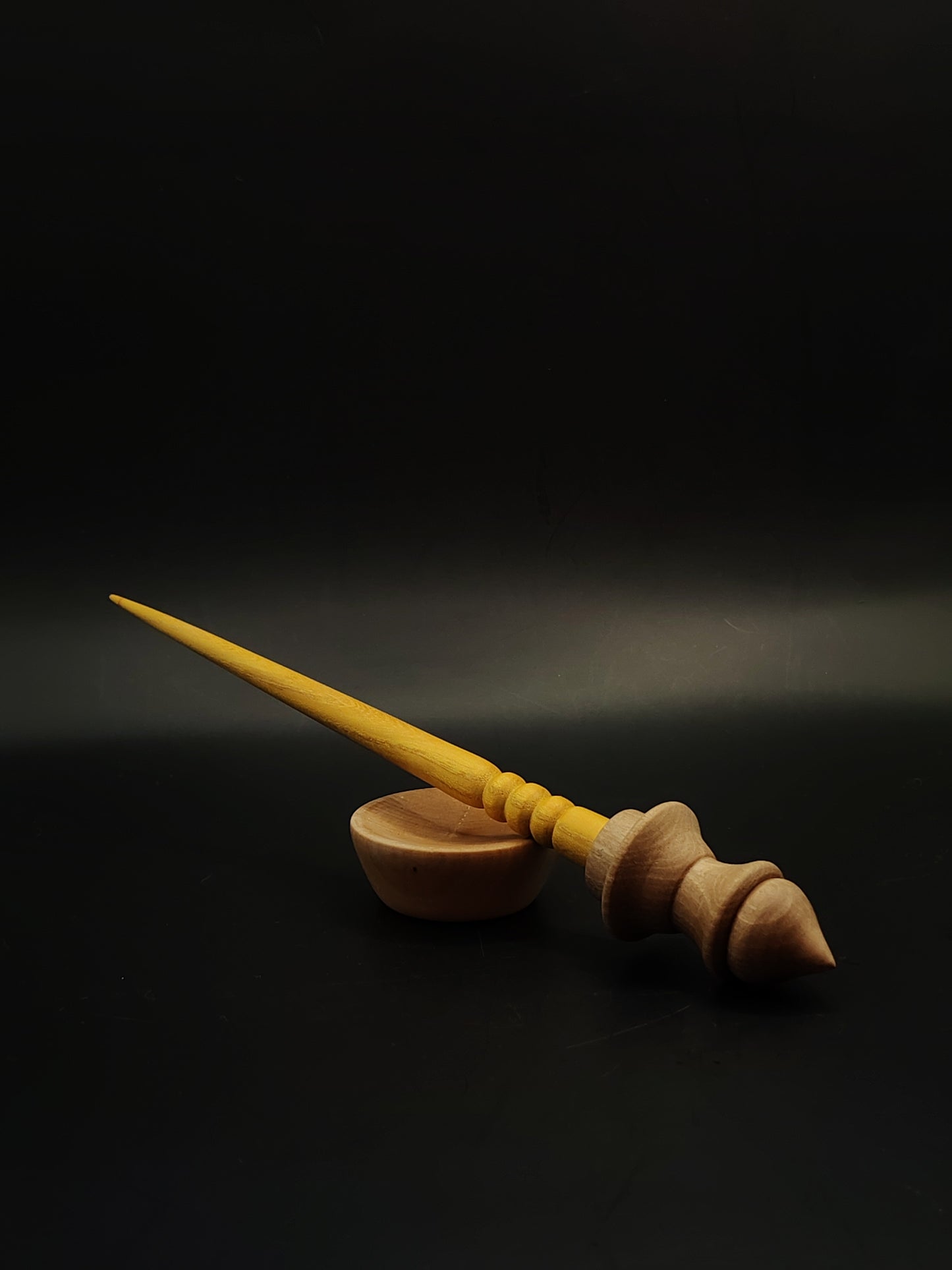 Support Spindle Set 25g 0.88oz 25cm 9.84in Mulberry Shaft Walnut Whorl Pear Bowl