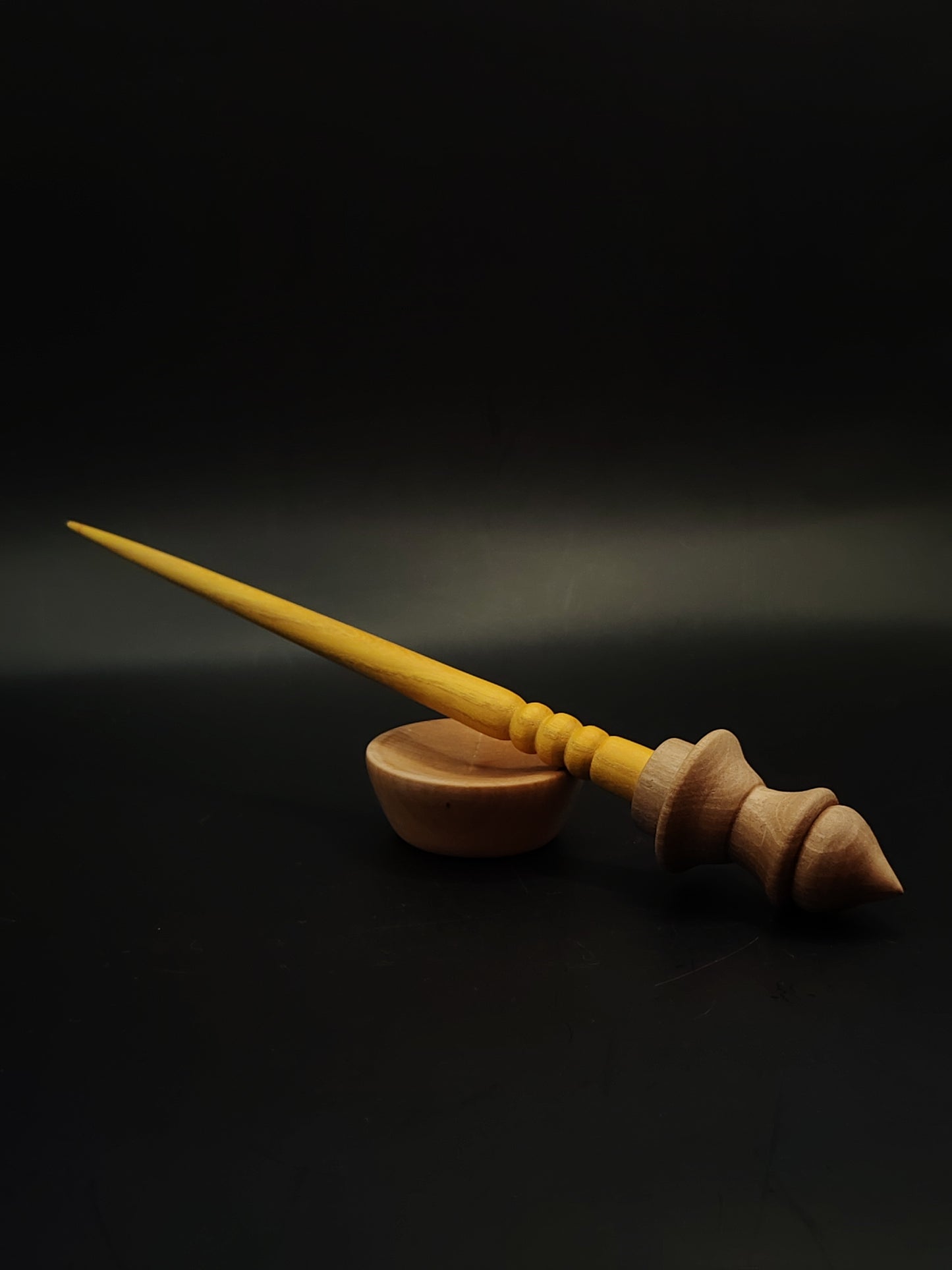 Support Spindle Set 25g 0.88oz 25cm 9.84in Mulberry Shaft Walnut Whorl Pear Bowl