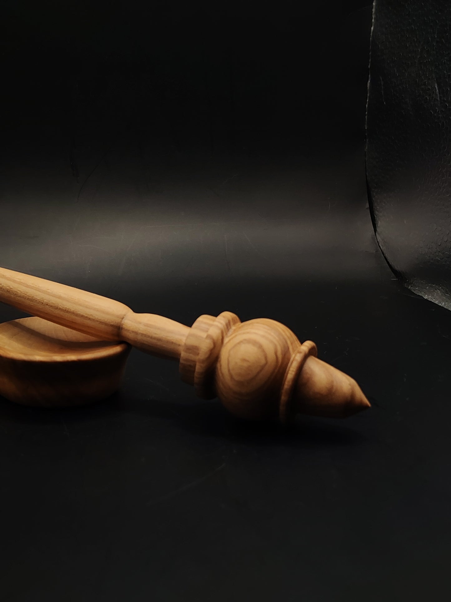 Support Spindle Set 35g 1.23oz 26cm 10.24in Caucasian Chestnut Pear Bowl