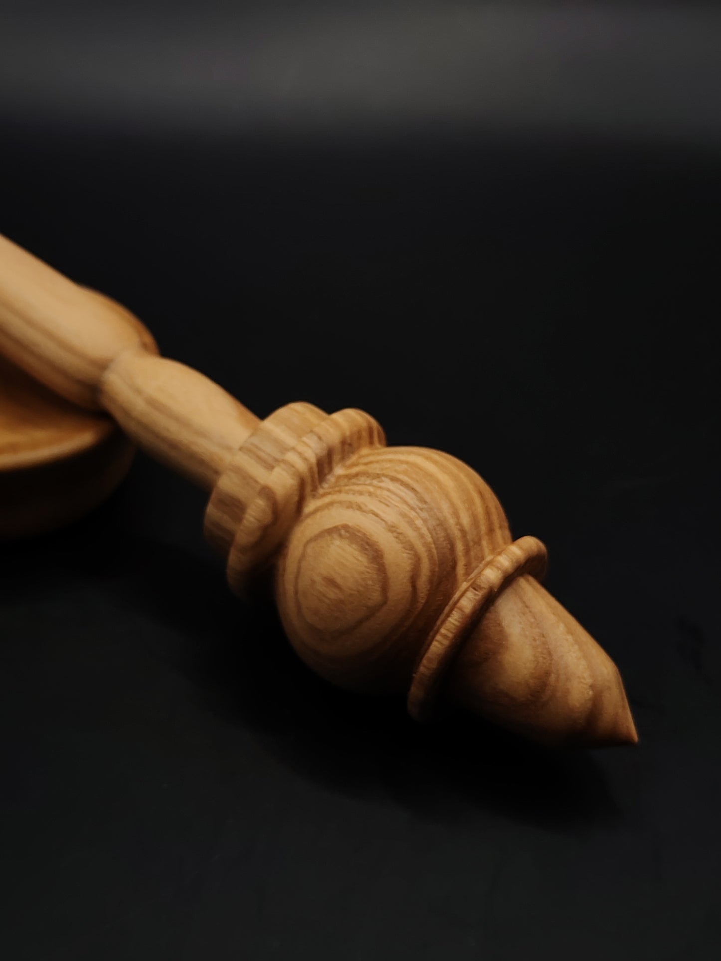 Support Spindle Set 35g 1.23oz 26cm 10.24in Caucasian Chestnut Pear Bowl