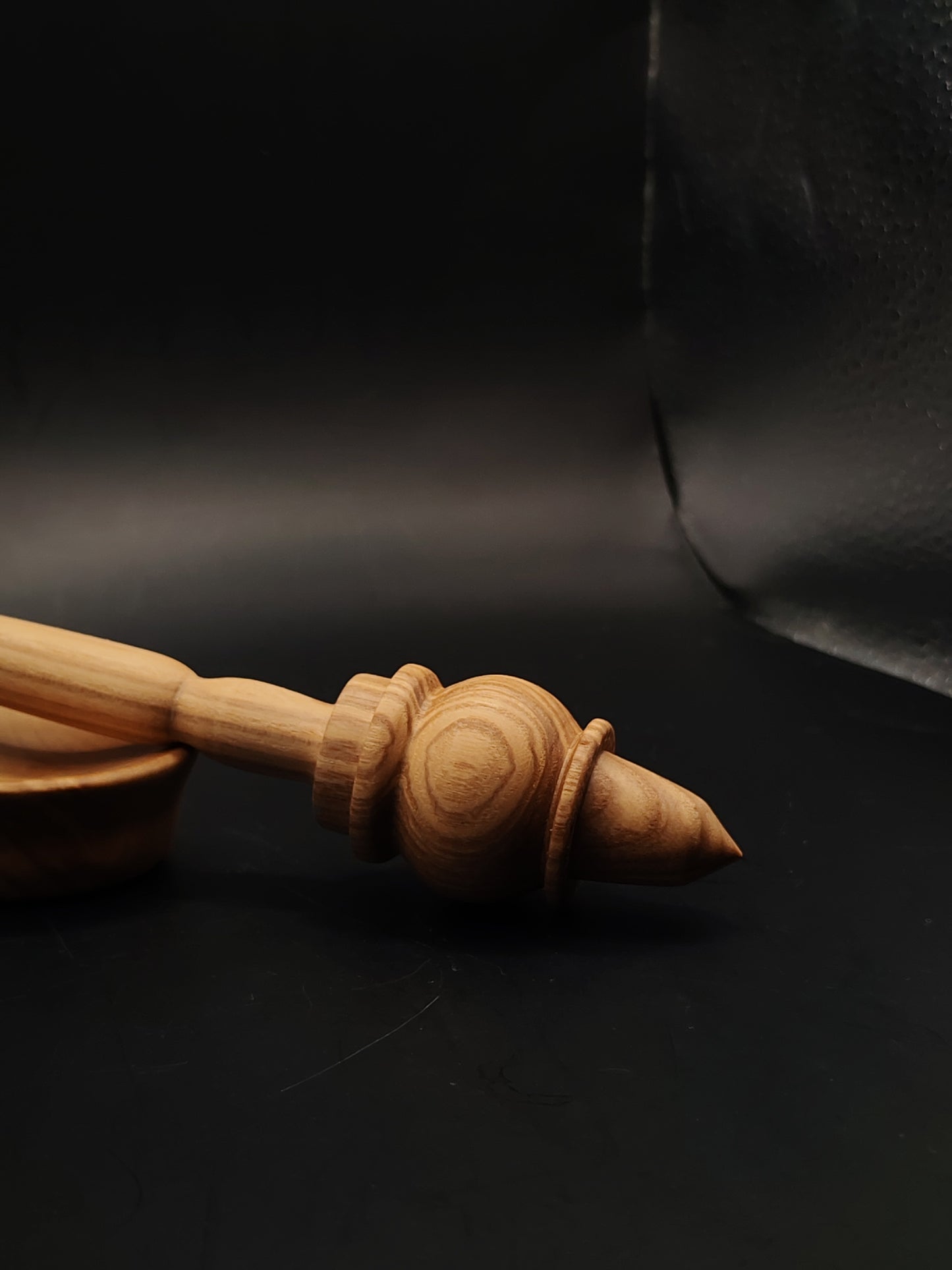 Support Spindle Set 35g 1.23oz 26cm 10.24in Caucasian Chestnut Pear Bowl