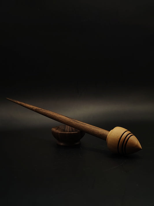 Support Spindle Set 25g 0.88oz 26cm 10.24in Walnut Shaft Oak Whorl Walnut Bowl