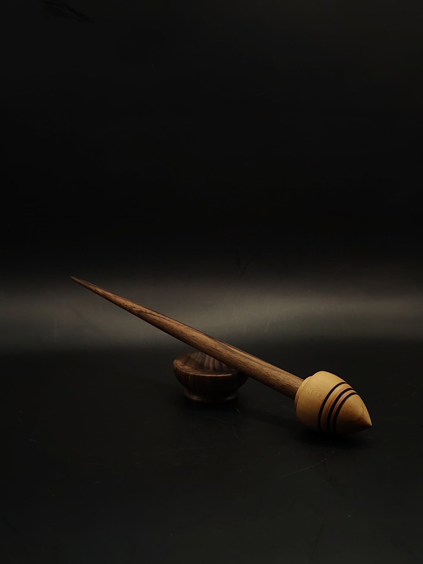 Support Spindle Set 25g 0.88oz 26cm 10.24in Walnut Shaft Oak Whorl Walnut Bowl